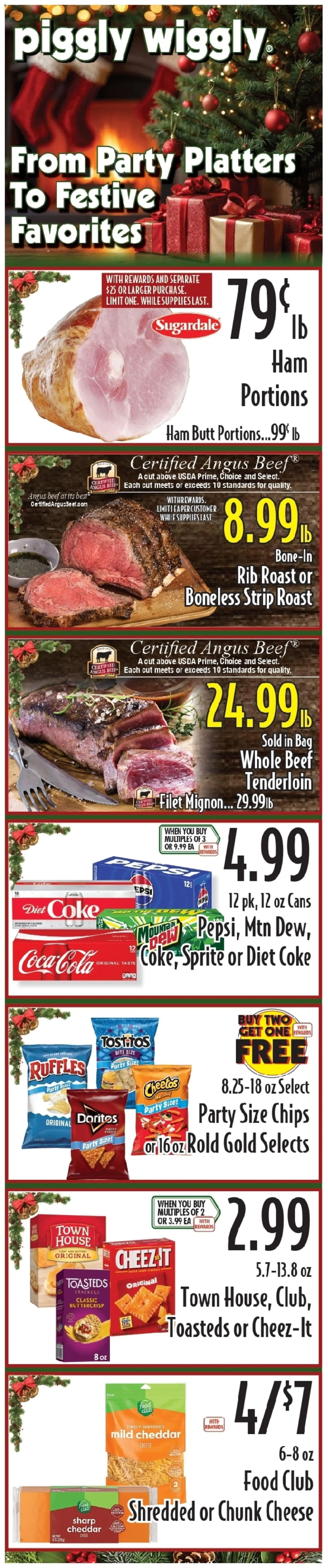 Piggly Wiggly Weekly Ad - valid from 17.12.2025 | Page: 11 | Products: Cheese, Beer, Beef, Bag
