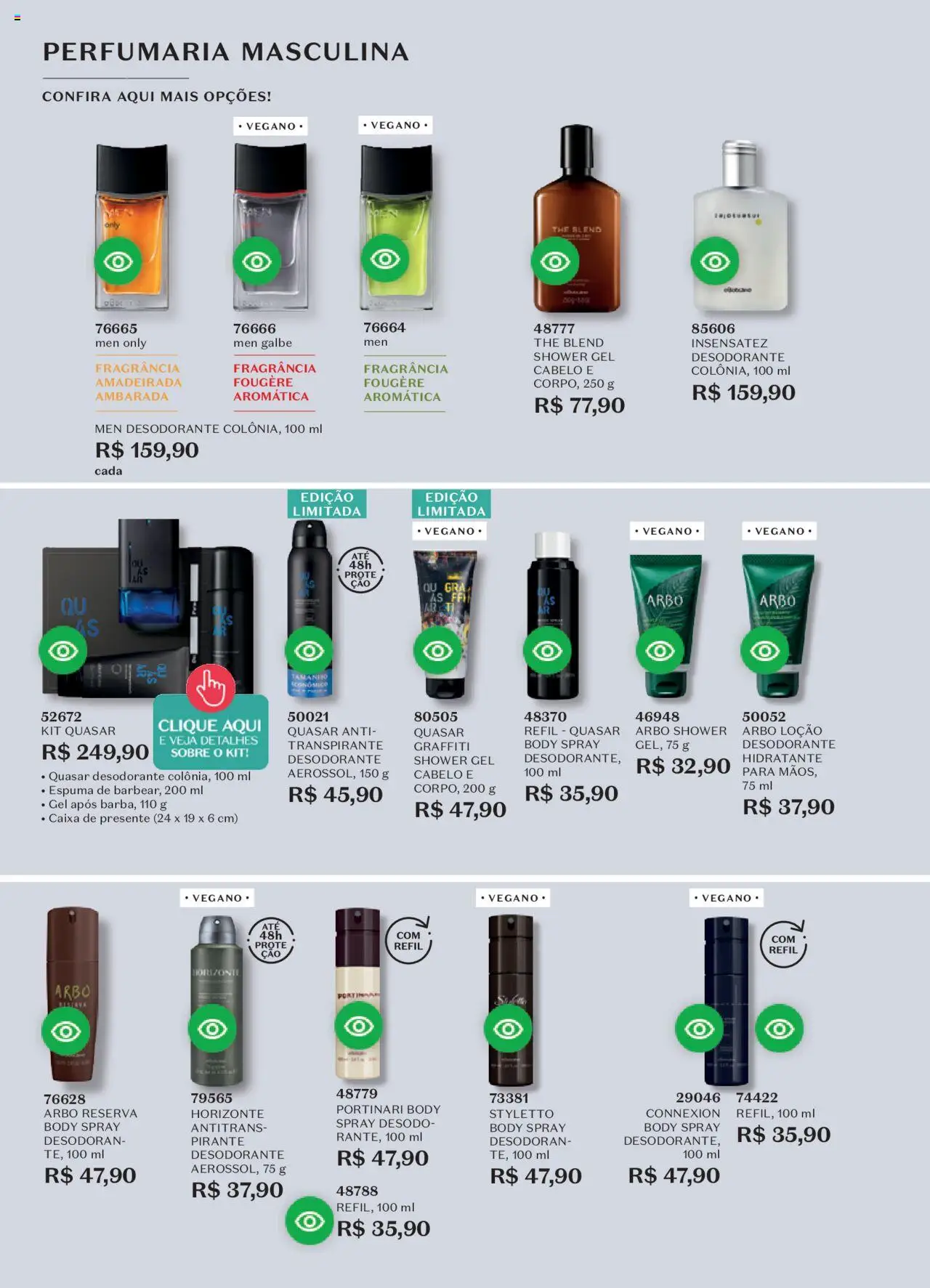 O Boticário Folheto - válido de 11.08.2025 | Página: 58 | Produtos: Fragrância, Desodorante, Caixa, Body