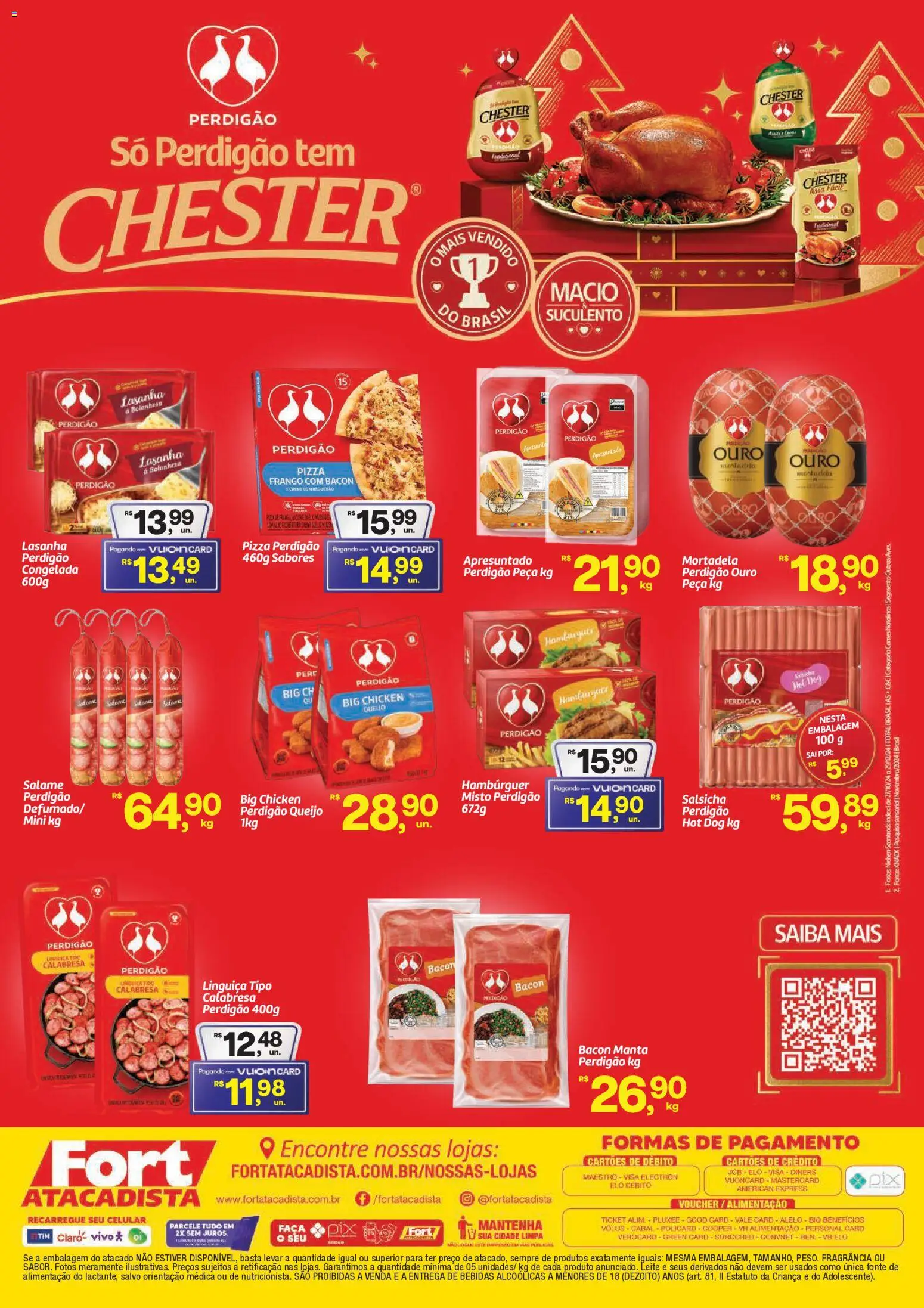 Fort Atacadista Folheto - válido de 18.11.2025 | Página: 2 | Produtos: Fragrância, Faca, Pizza, Lasanha