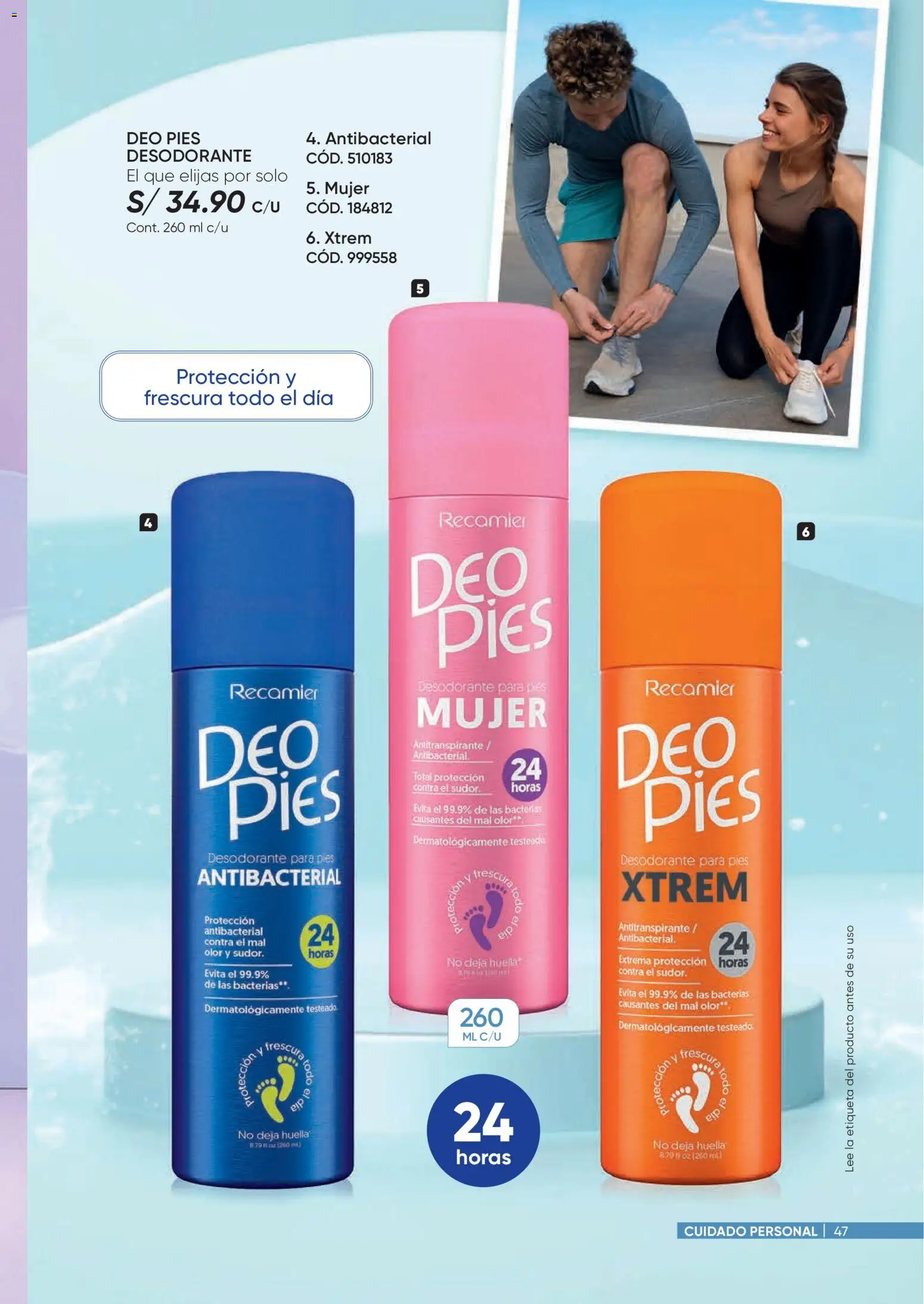 Catálogo Azzorti válido desde 09.03.2026 | Página: 47 | Productos: Desodorante, Antitranspirante