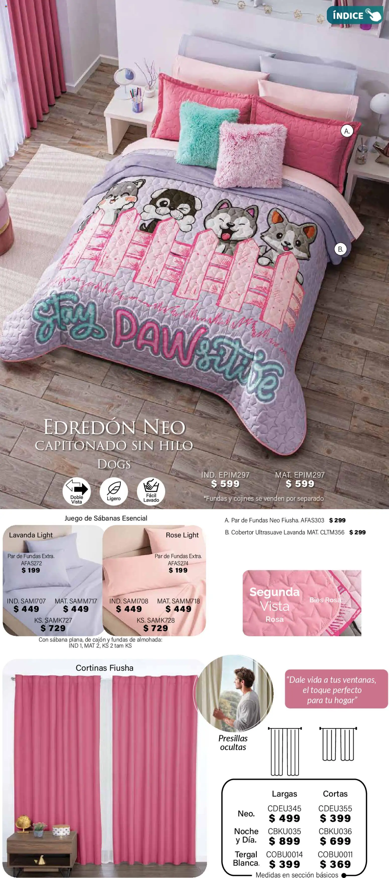 Nuevas ofertas de Colchas Concord válidas en toda la República Mexicana desde el 01.11.2025. ¡Encuentra las mejores ofertas en Colchas Concord Buen Fin! | Página: 36 | Productos: Cobertor, Juego, Almohada, Sabanas