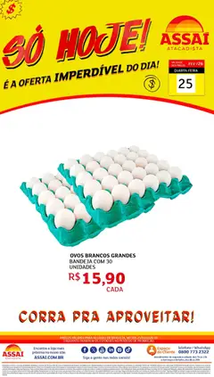 Encarte Assaí Atacadista - DF - Pré-Visualização do folheto da loja Assaí Atacadista, válido de 25.02.2026