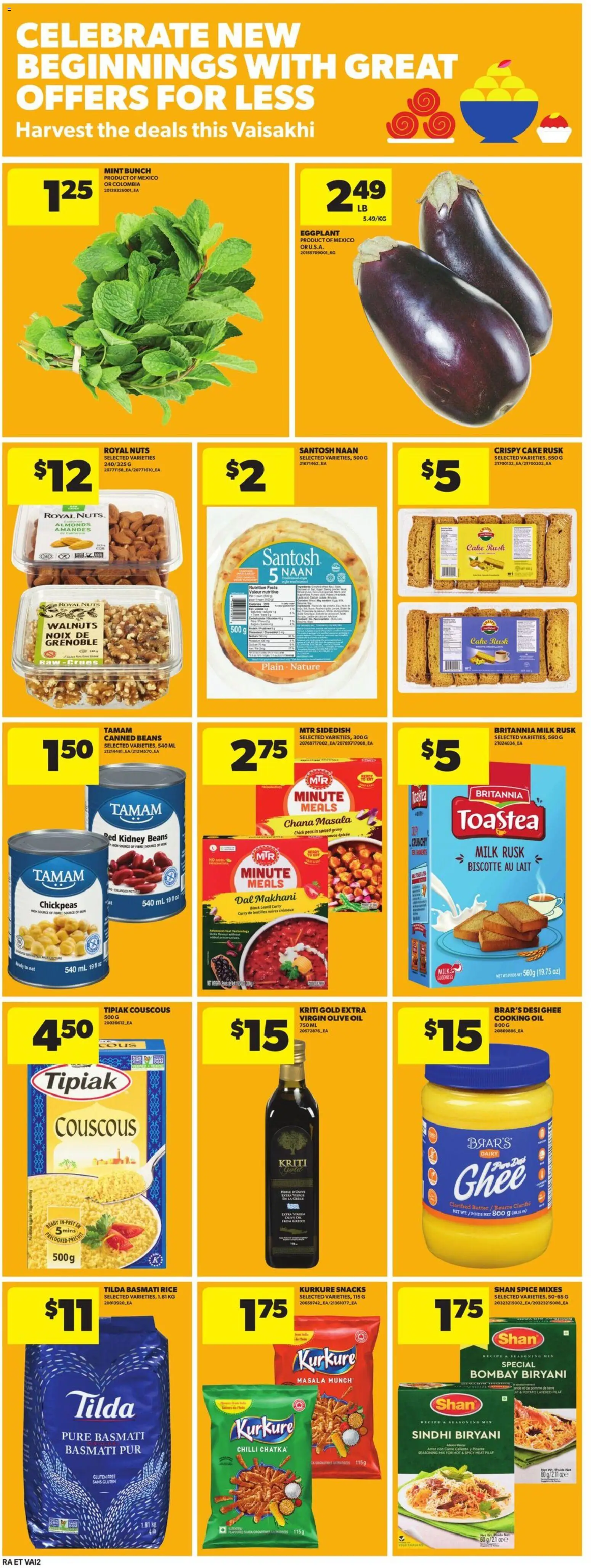 Atlantic Superstore flyer valid from 09.04.2026 | Page: 20 | Products: Rice, Nuts, Iron, Oil