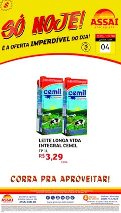 Encarte Assaí Atacadista - DF - Pré-Visualização do folheto da loja Assaí Atacadista, válido de 04.02.2026