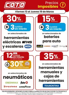 Vista previa Coto - Electro Motivo válido desde el 13.03.2026