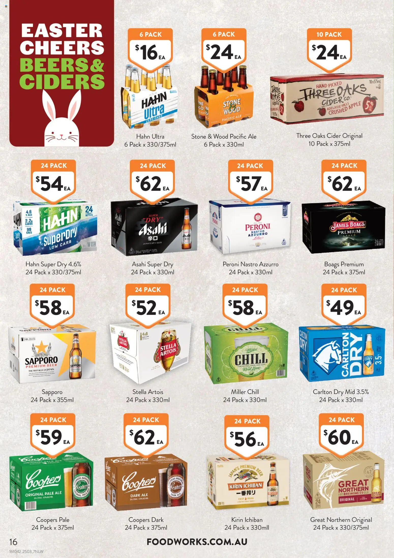 Foodworks catalogue - valid from 25.03.2026 | Page: 16 | Products: Beer, Wood, Press