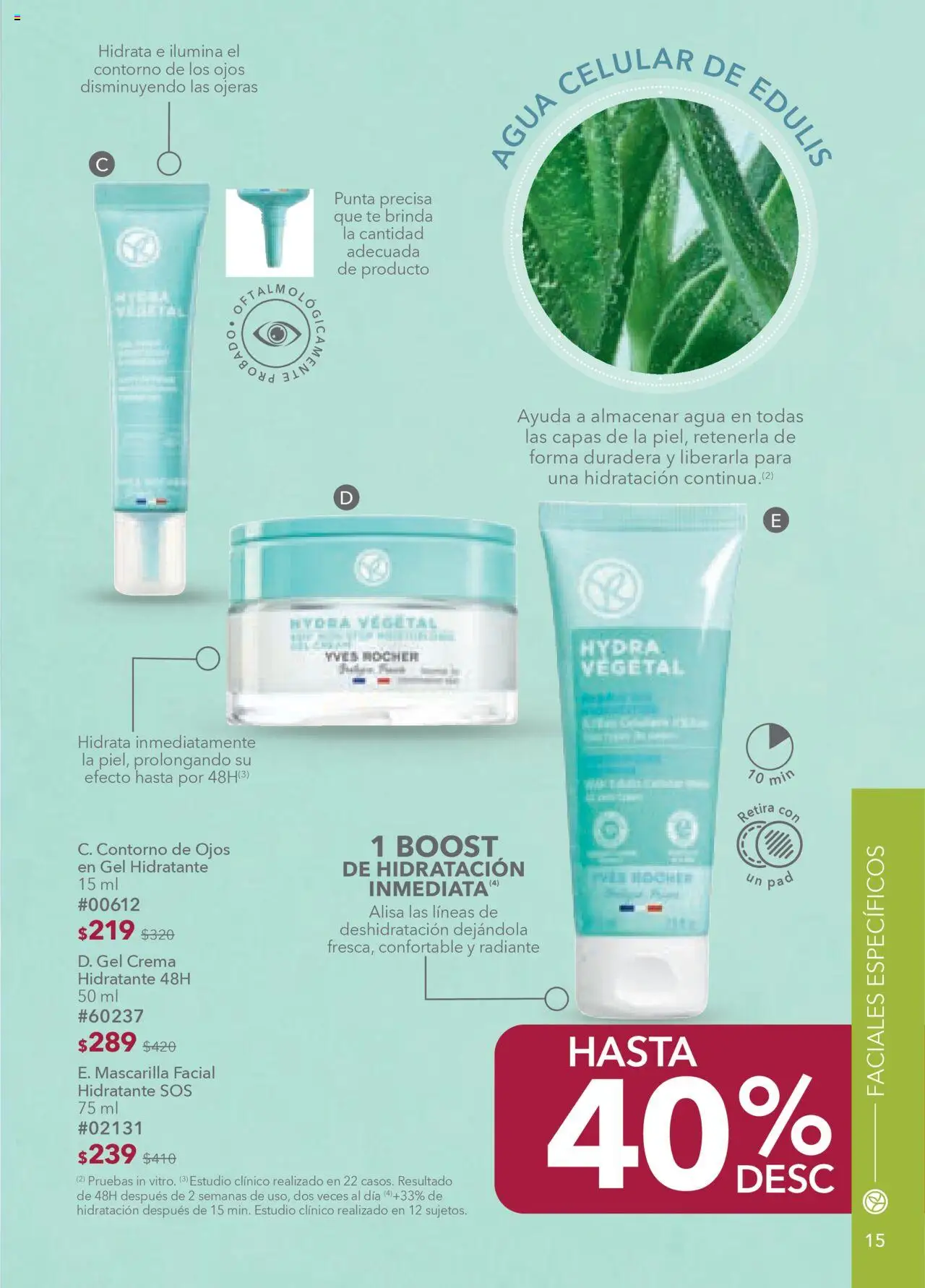 Nuevas ofertas de Yves Rocher válidas en toda la República Mexicana desde el 05.08.2025. ¡Encuentra las mejores ofertas en Yves Rocher - Campaña 11 2025! | Página: 15 | Productos: Contorno, Radiante, Té, Mascarilla