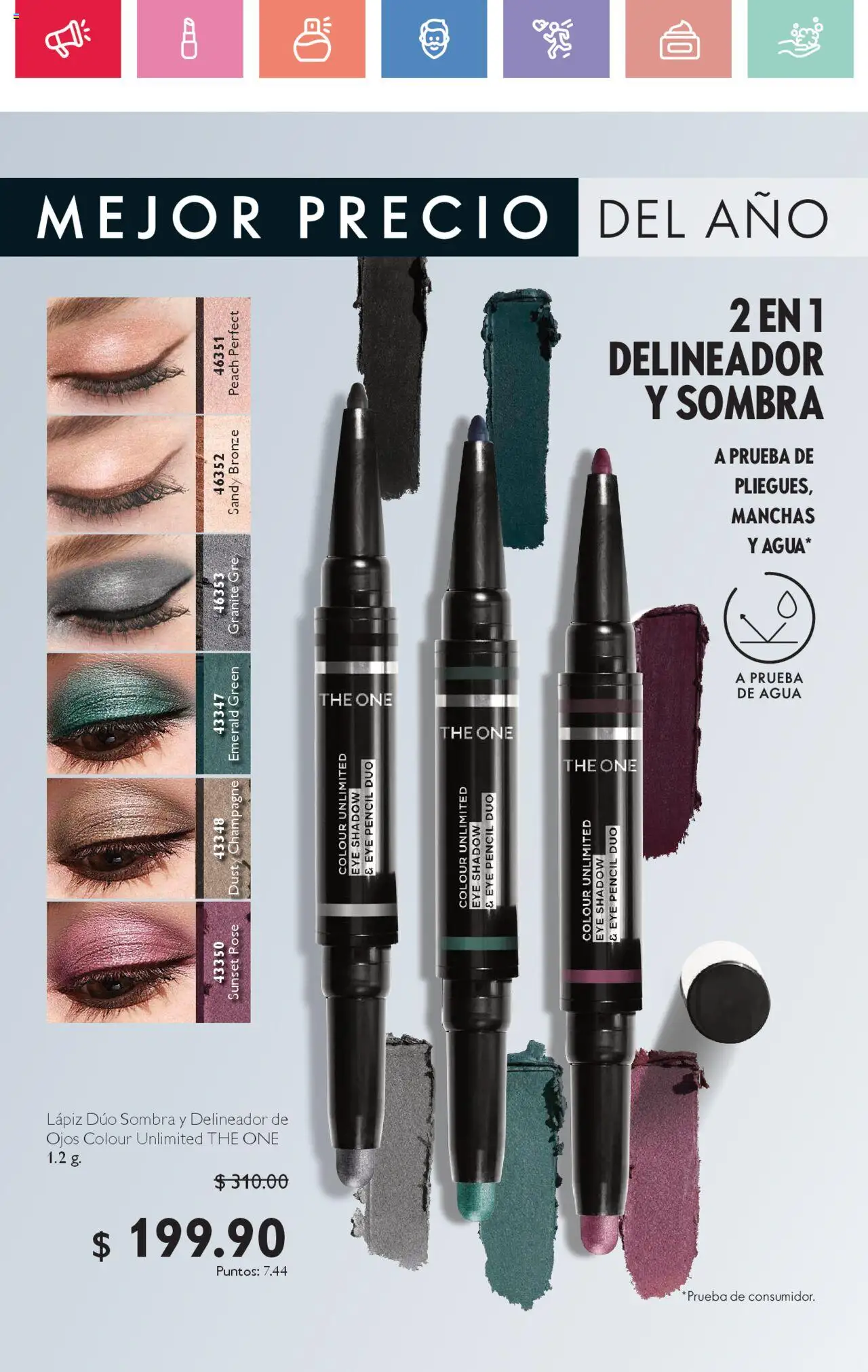 Nuevas ofertas de Oriflame válidas en toda la República Mexicana desde el 02.08.2025. ¡Encuentra las mejores ofertas en Oriflame - Campaña 11 2025! | Página: 116 | Productos: Champagne, Agua, Sombra, Delineador de ojos