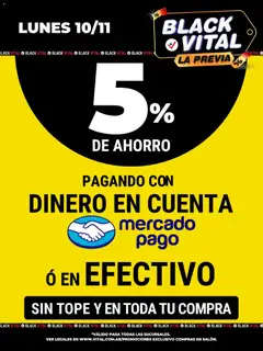 Vista previa Vital - Mercado Pago válido desde el 10.11.2025