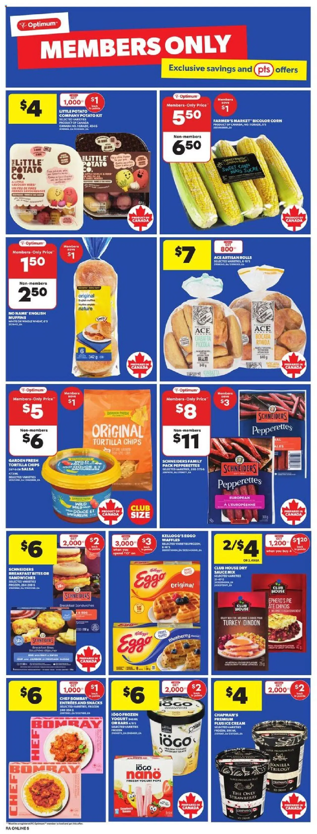 Atlantic Superstore flyer valid from 18.09.2025 | Page: 12 | Products: Chips, Cream, Turkey, Yogurt