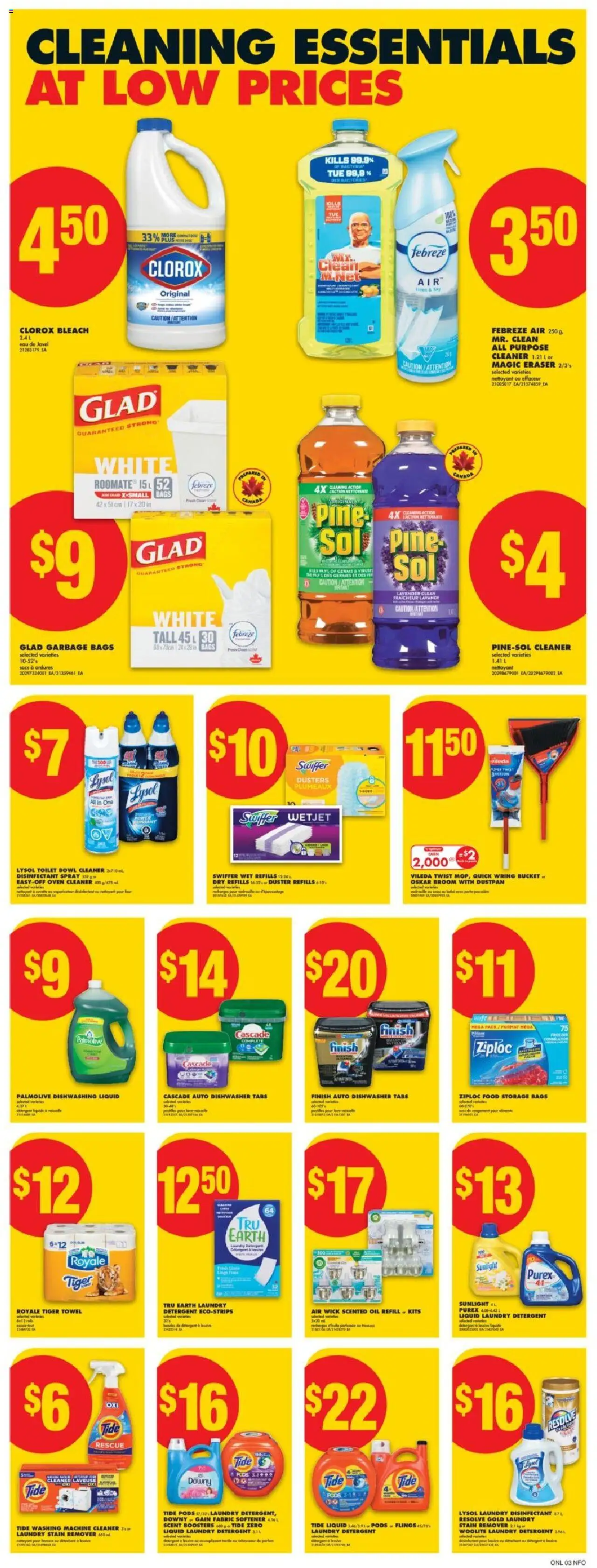 No Frills flyer valid from 25.09.2025 | Page: 8 | Products: Oven, Soap, Fabric softener, Oil