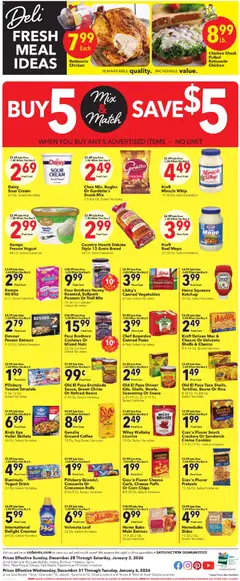 Preview of Coborn's weekly ads valid from 31.12.2025 | Page: 6 | Products: Corn, Cheese, Bread, Rice