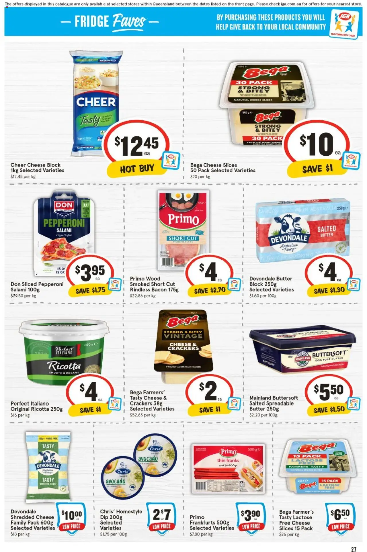IGA catalogue - valid from 18.06.2025 | Page: 28 | Products: Crackers, Butter, Avocado, Wood