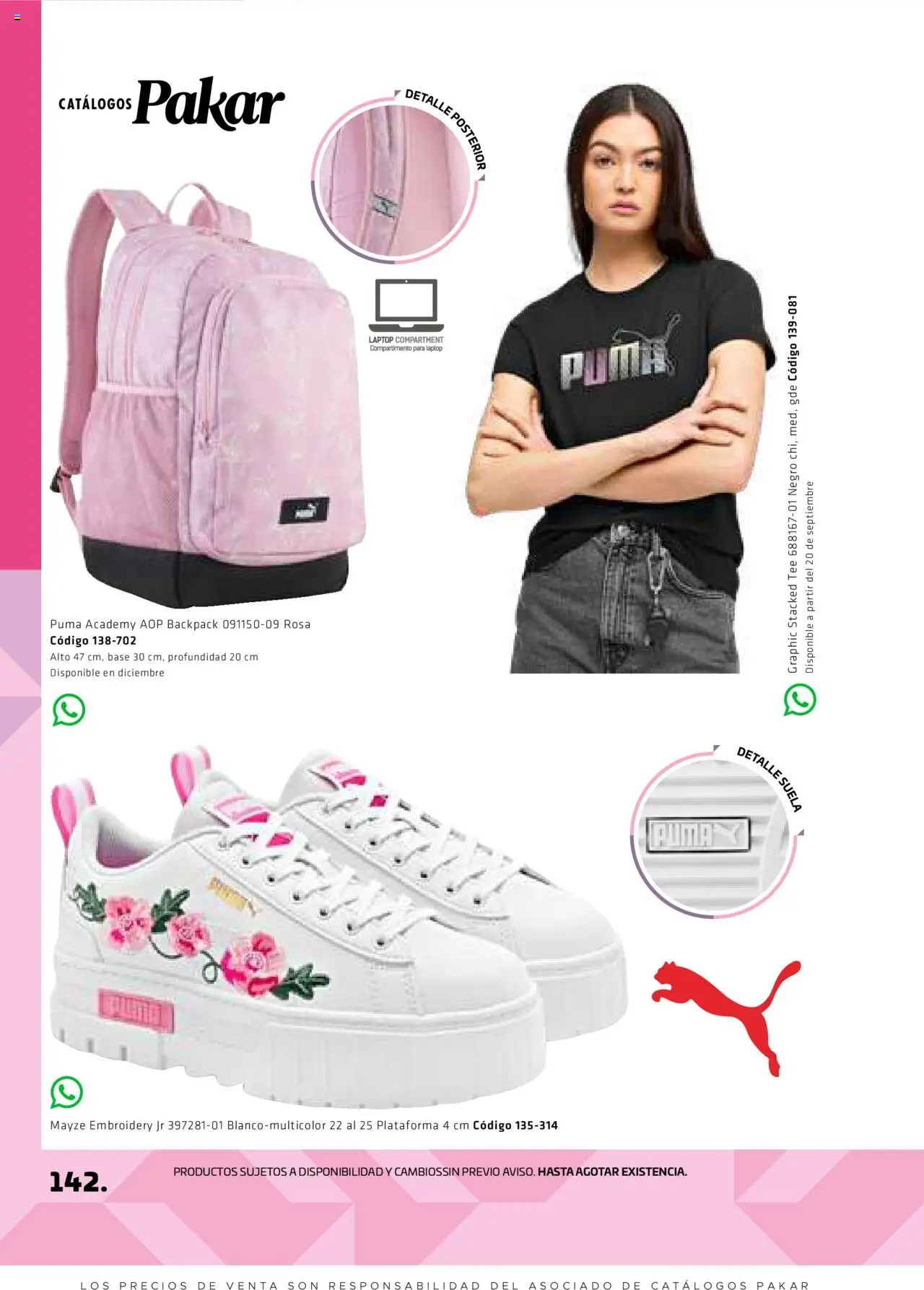 Nuevas ofertas de SC Pakar válidas en toda la República Mexicana desde el 29.08.2025. ¡Encuentra las mejores ofertas en SC Pakar - Catálogo Otoño Women! | Página: 142