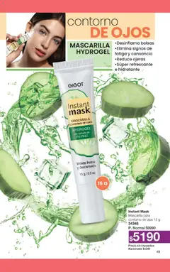 Vista previa Gigot catálogo válido desde el 01.11.2025 | Página: 55 | Productos: Mascarilla, Contorno de ojos, Contorno