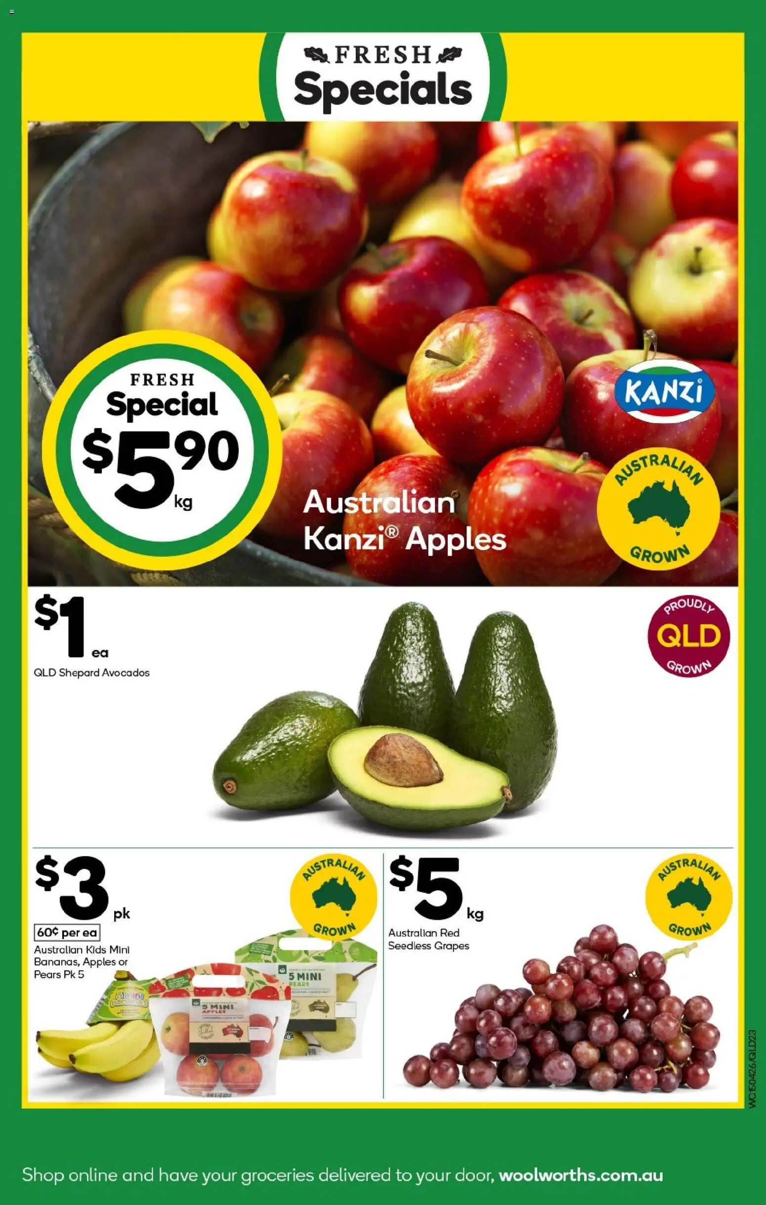 Woolworths catalogue - valid from 15.04.2026 | Page: 23 | Products: Apples, Grapes