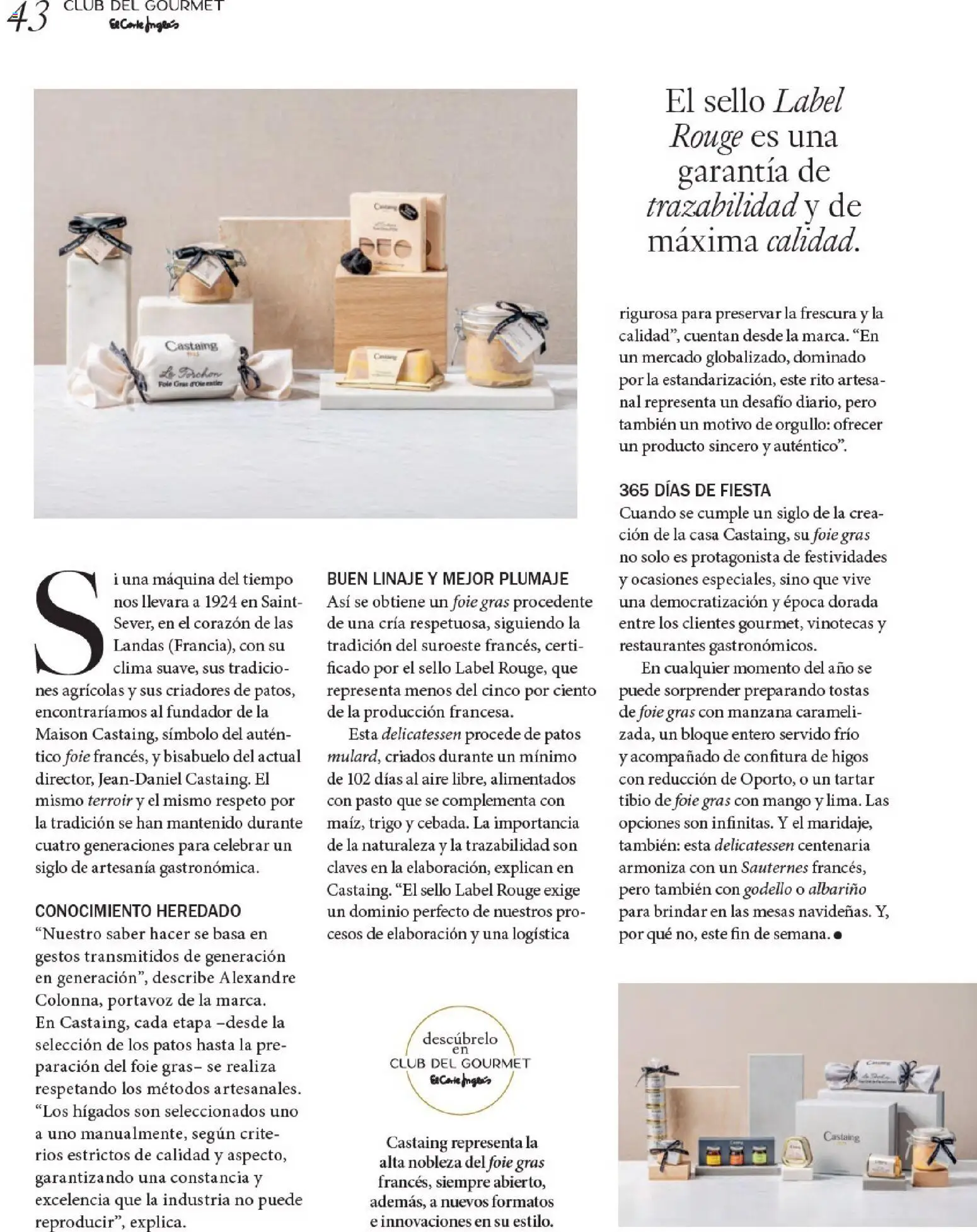 Nuevas ofertas de El Corte Inglés válidas en toda la República Mexicana desde el 11.12.2025. ¡Encuentra las mejores ofertas en El Corte Inglés catálogo Gourmet! | Página: 43 | Productos: Manzana, Mango