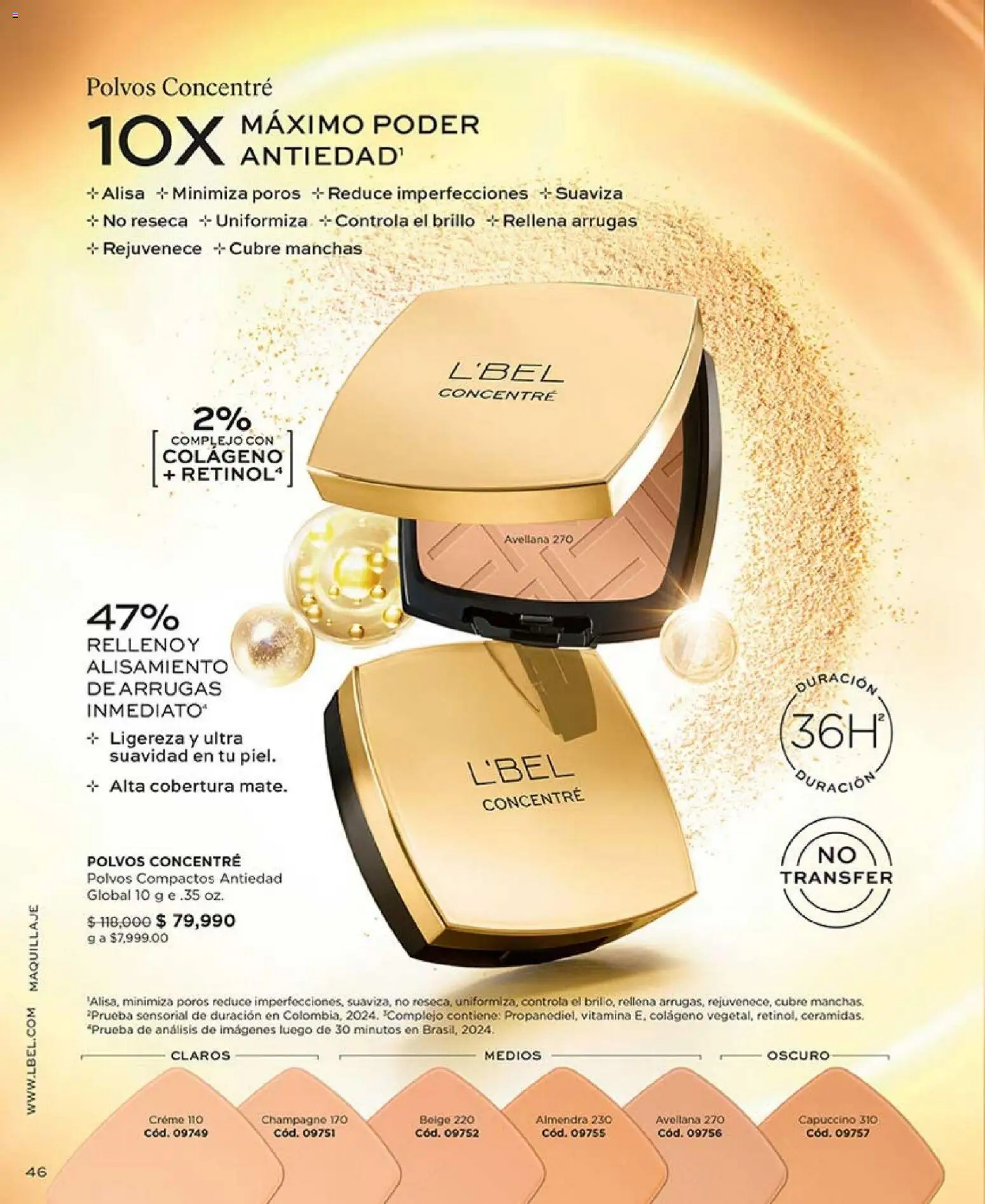 L'Bel revista - valida desde el 01.04.2026 | Página: 50 | Productos: Almendra, Brillo, Maquillaje