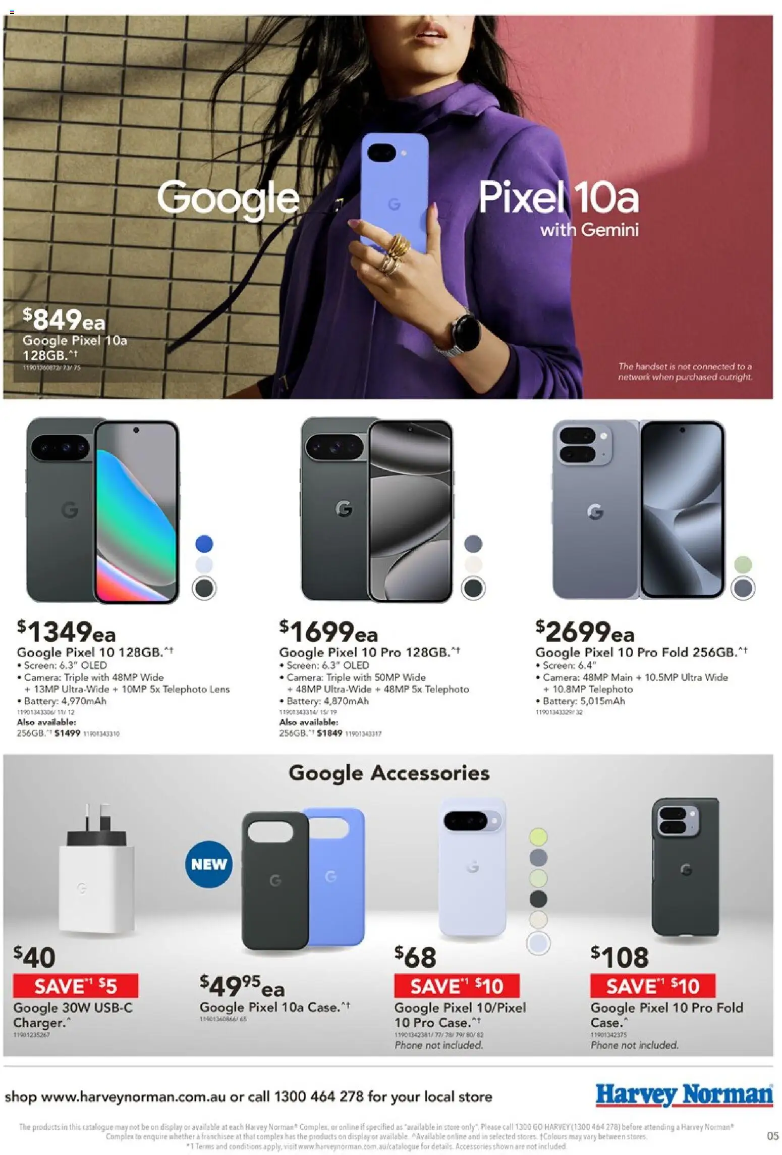 Harvey Norman catalogue - valid from 06.03.2026 | Page: 5 | Products: Battery, Accessories, Phone, Screen