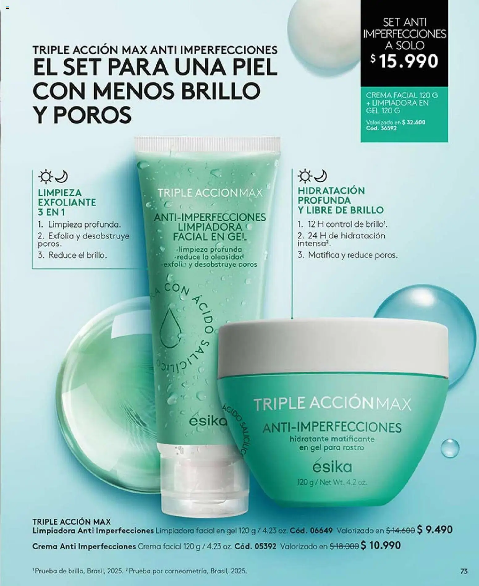 Catálogo Ésika Campaña 4 │ válido desde el 15.02.2026 | Página: 73 | Productos: Brillo, Crema