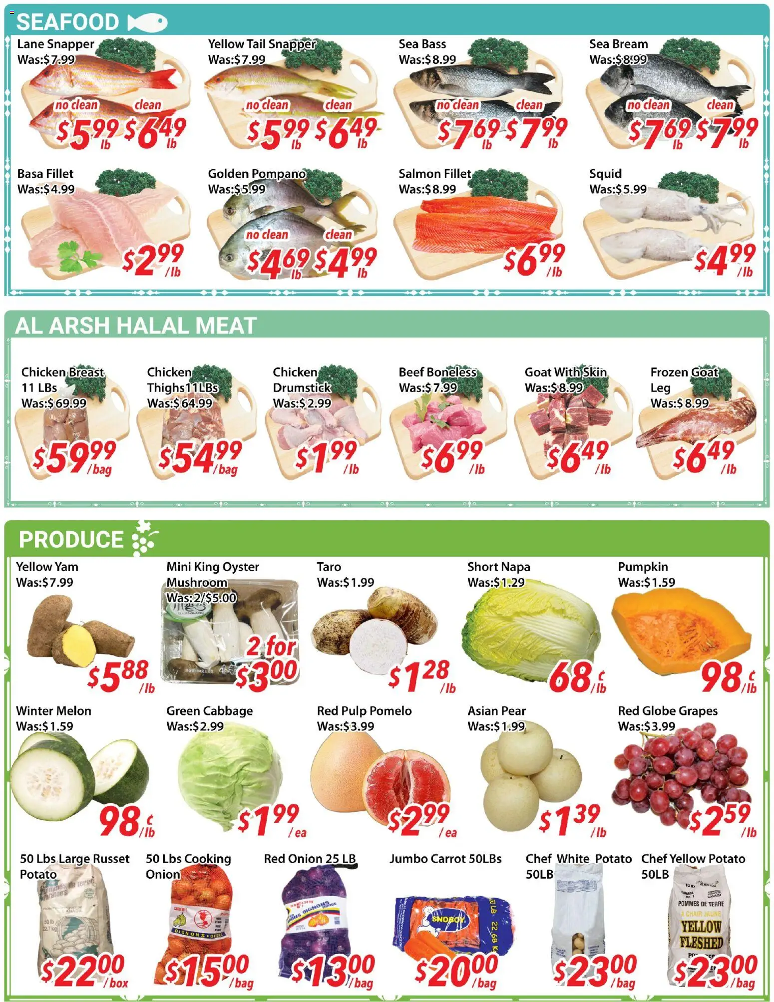 Ample Food Market flyer valid from 24.10.2025 | Page: 2 | Products: Chair, Box, Pumpkin, Chicken