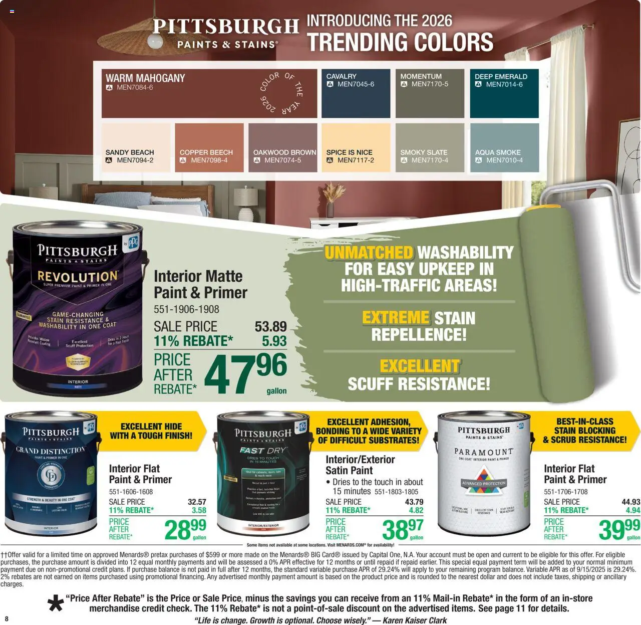 Menards - Weekly Ad - valid from 24.09.2025 | Page: 13 | Products: Coat, Lime