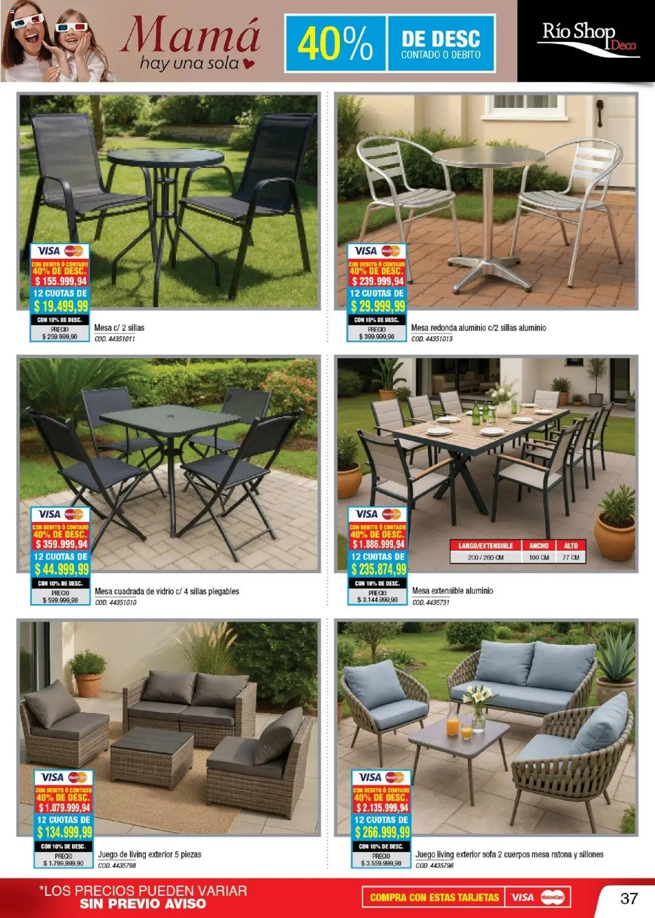 Río Shop Deco catálogo │ válido desde el 01.10.2025 | Página: 37 | Productos: Sofá, Mesa