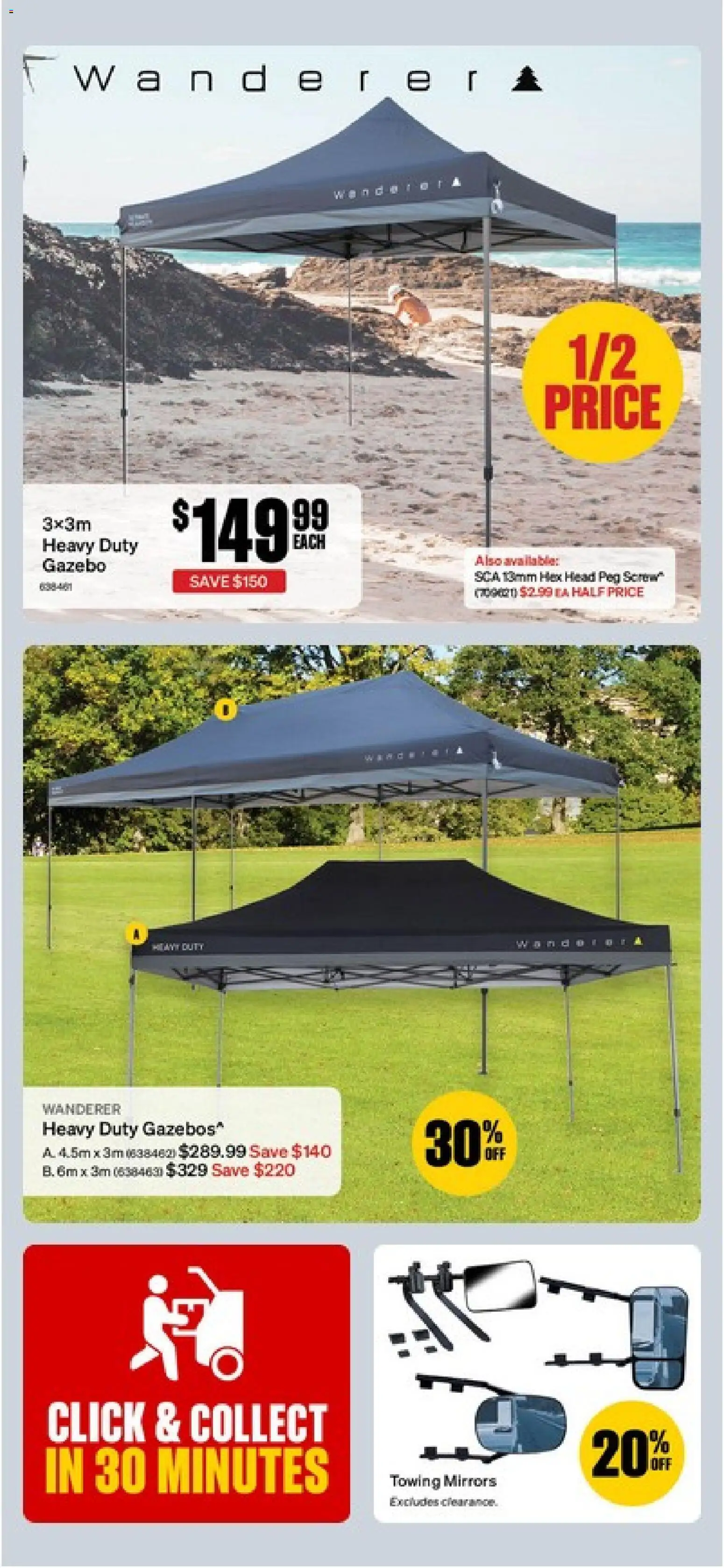 Supercheap Auto catalogue - valid from 19.03.2026 | Page: 9 | Products: Gazebo