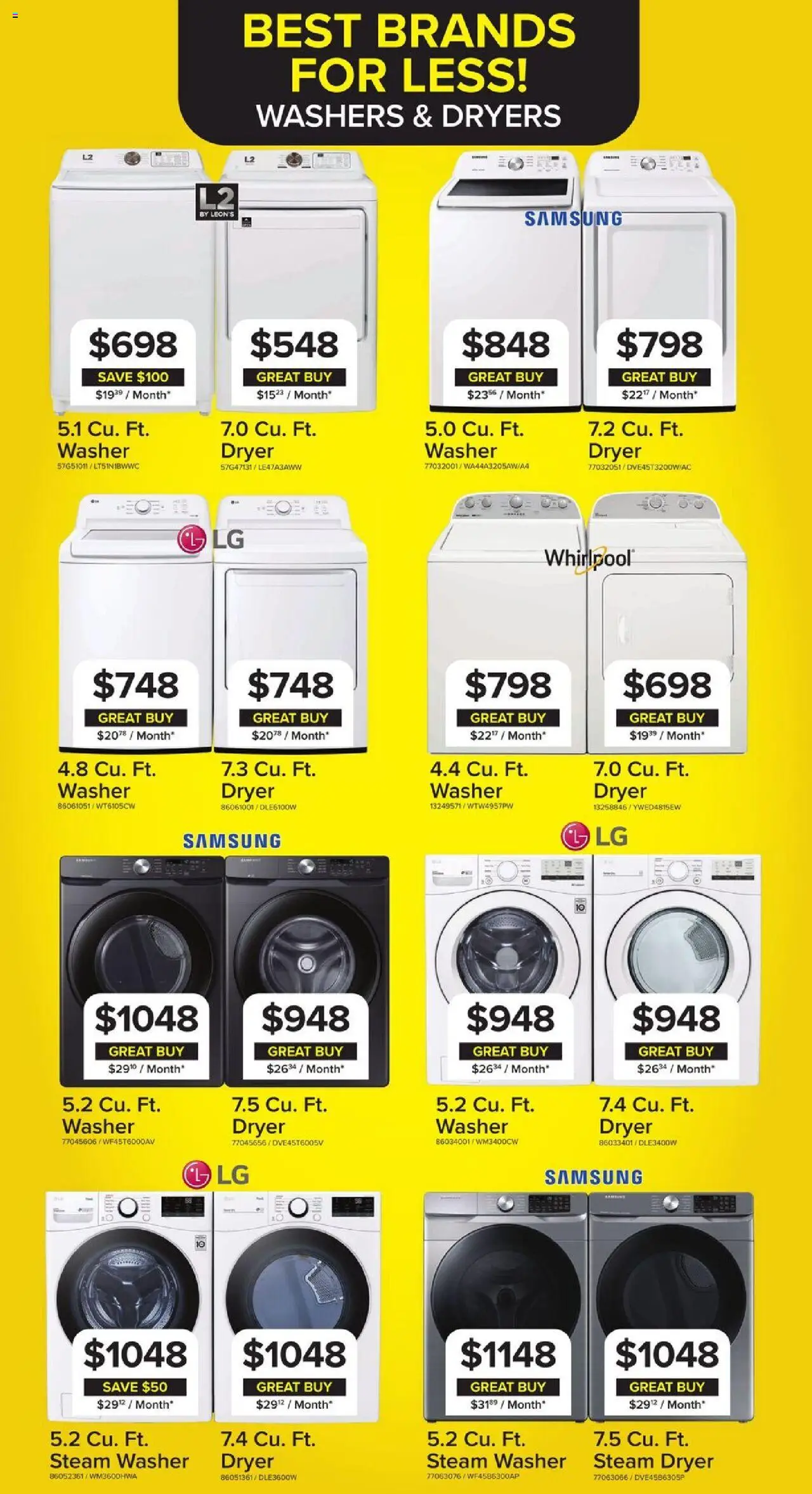 Leon's flyer valid from 02.10.2025 | Page: 7 | Products: Dryer