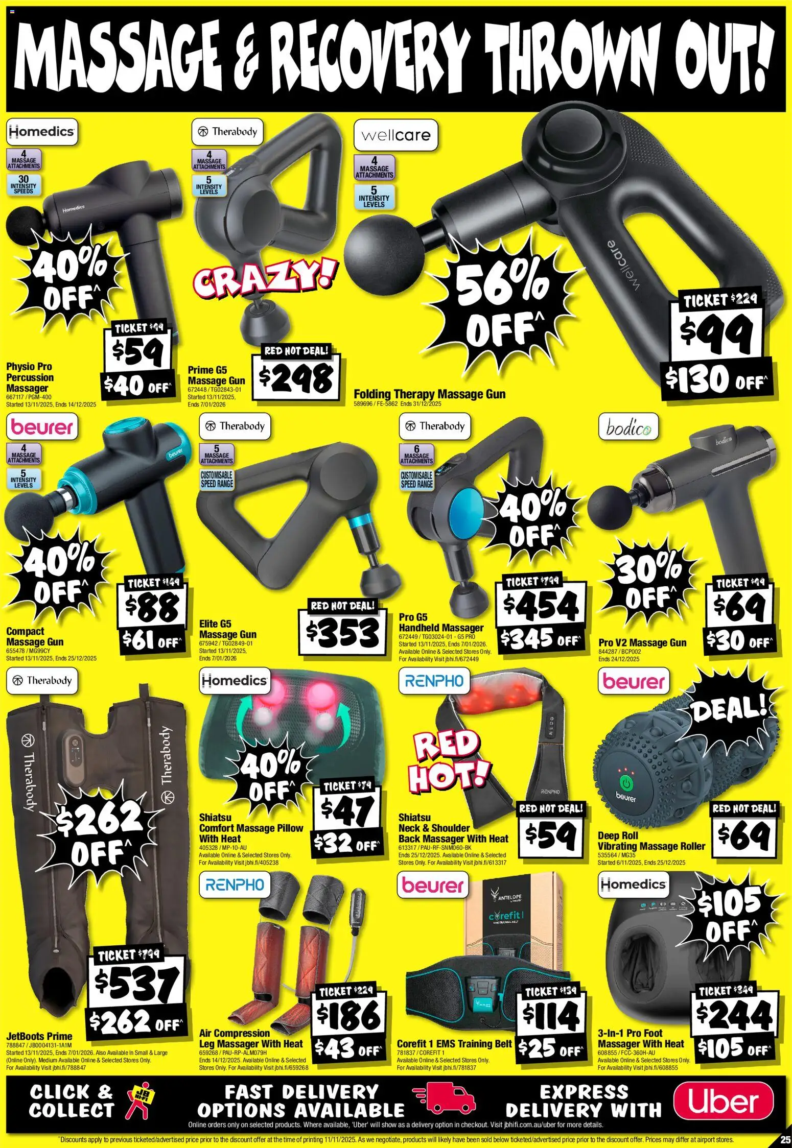 JB Hi-Fi catalogue - valid from 19.11.2025 | Page: 25 | Products: Compression, Belt, Pillow