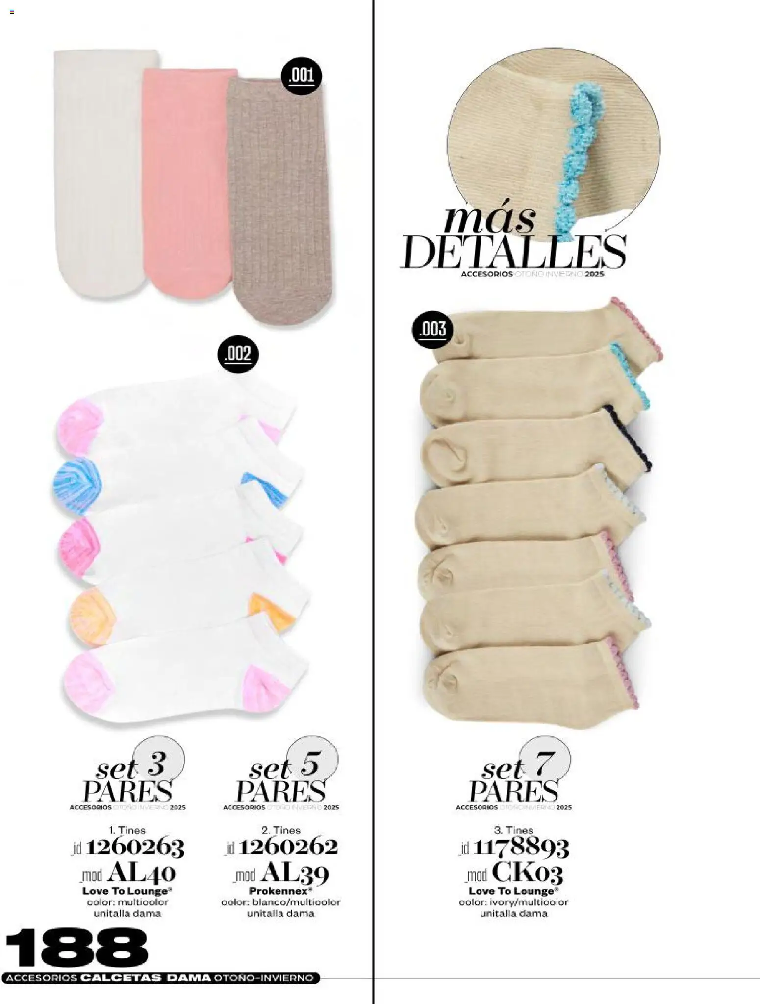 Nuevas ofertas de Price Shoes válidas en toda la República Mexicana desde el 03.11.2025. ¡Encuentra las mejores ofertas en Price Shoes catálogo Accesorios! | Página: 188 | Productos: Calcetas