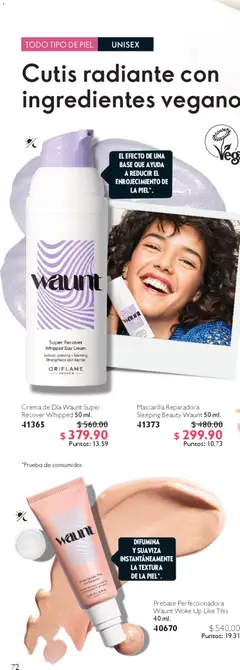 Vista previa de Oriflame campaña 5 2026, nuevo folleto de la tienda, válido en México a partir del 28.03.2026 | Página: 142 | Productos: Crema, Radiante, Mascarilla