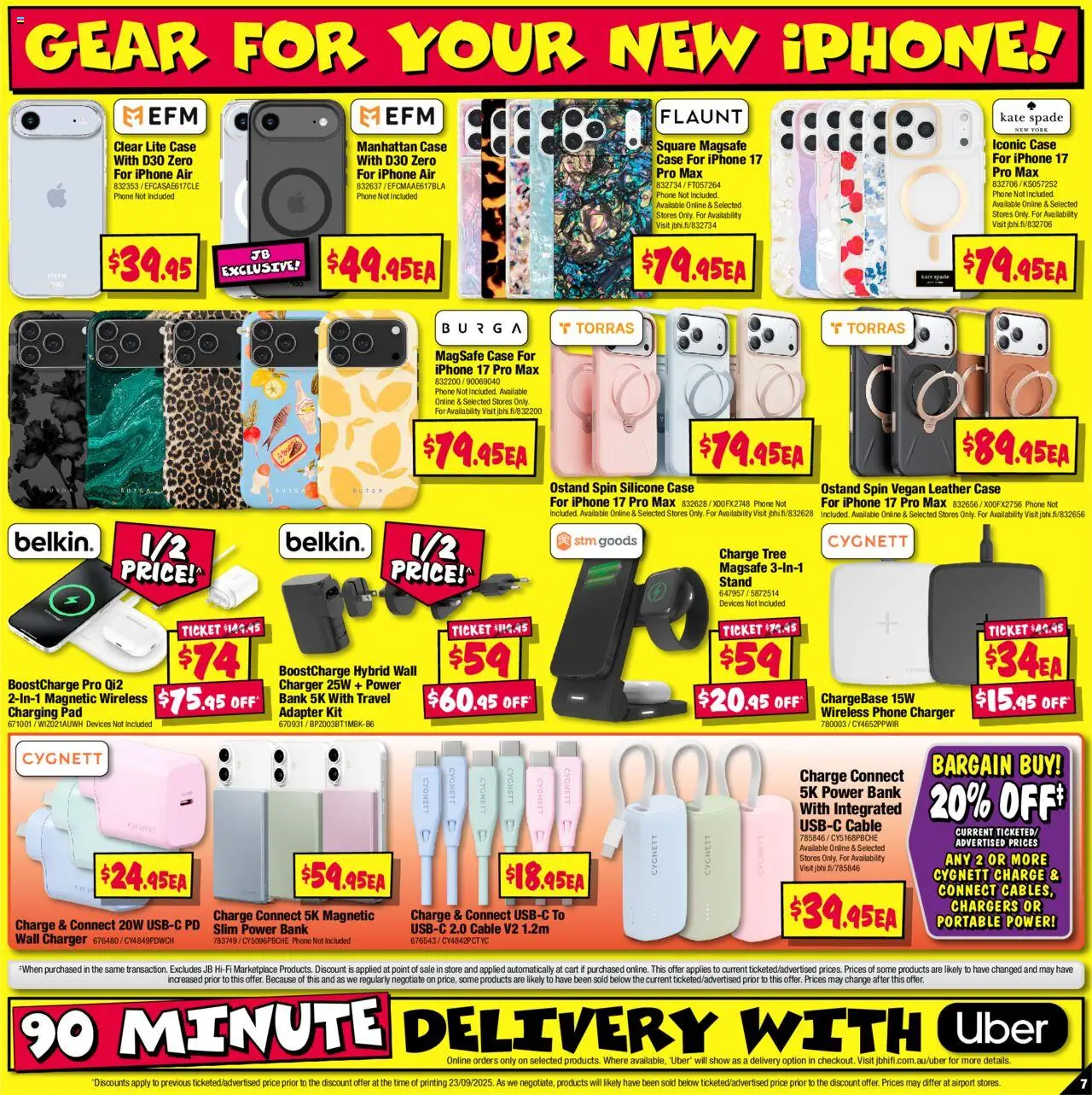 JB Hi-Fi catalogue - valid from 09.10.2025 | Page: 7 | Products: Cart, Phone, Cable, Adapter