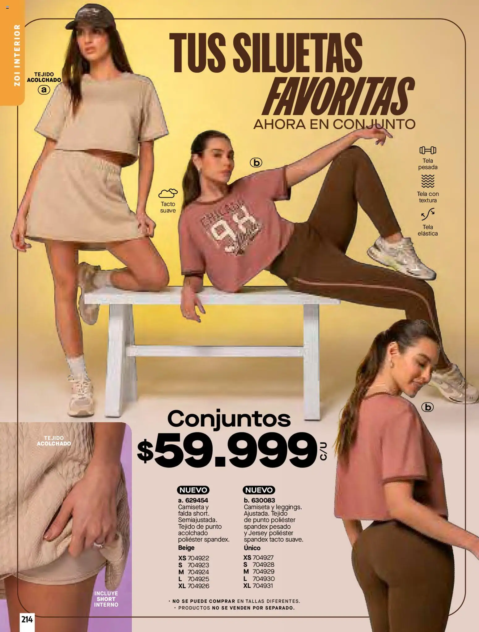Pacifika revista - valida desde el 01.04.2026 | Página: 214 | Productos: Falda, Short, Camiseta, Conjunto