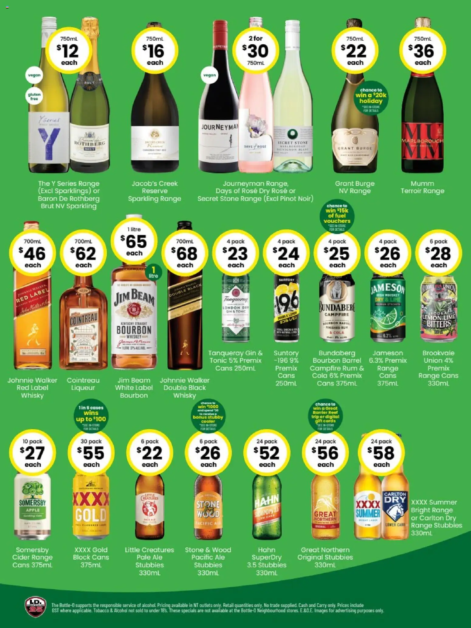 The Bottle-O catalogue - valid from 24.11.2025 | Page: 2 | Products: Whiskey, Rum, Wood, Lemon