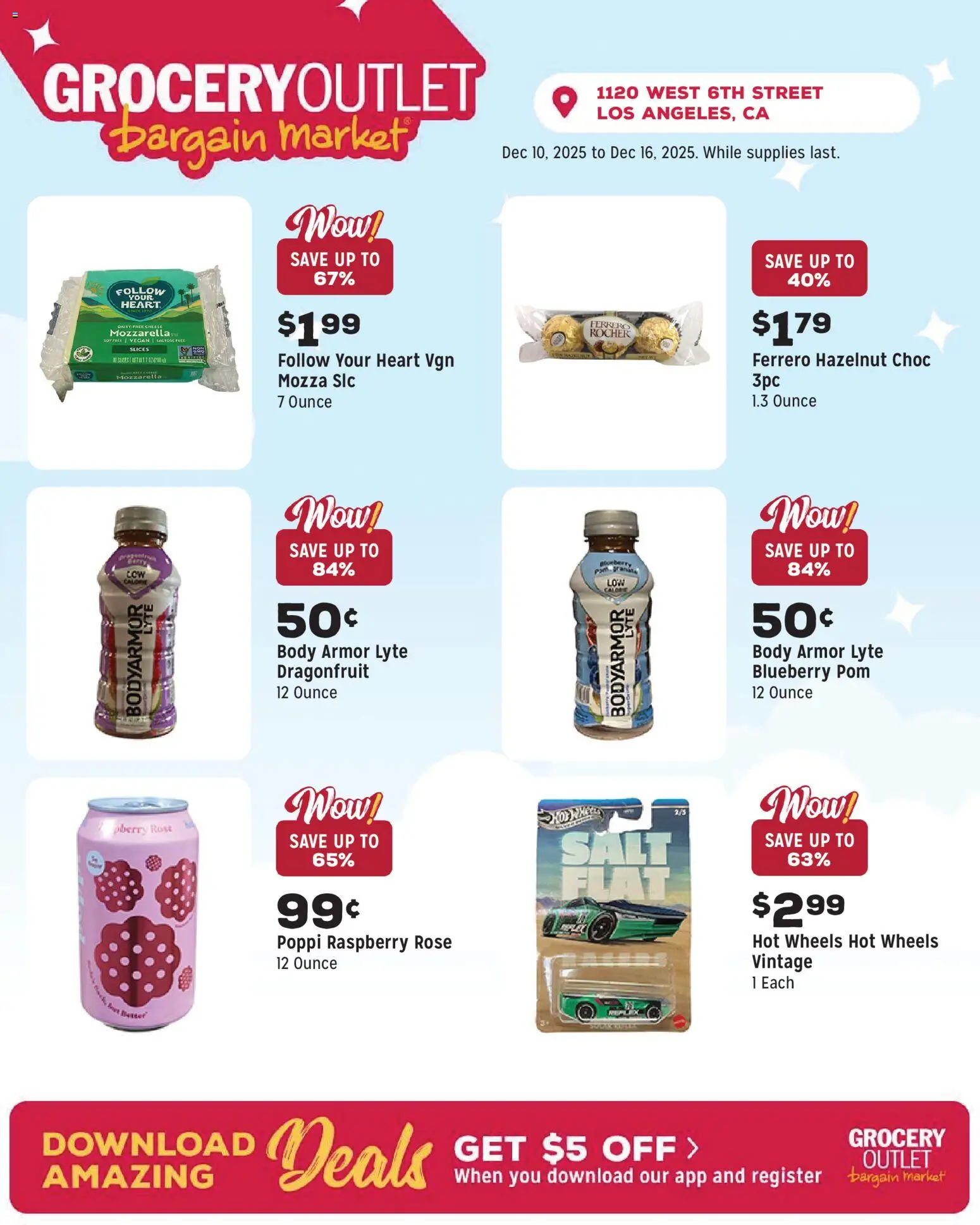 Grocery Outlet Weekly Ad - CA - valid from 10.12.2025 | Page: 8 | Products: Cheese, Salt, Raspberry