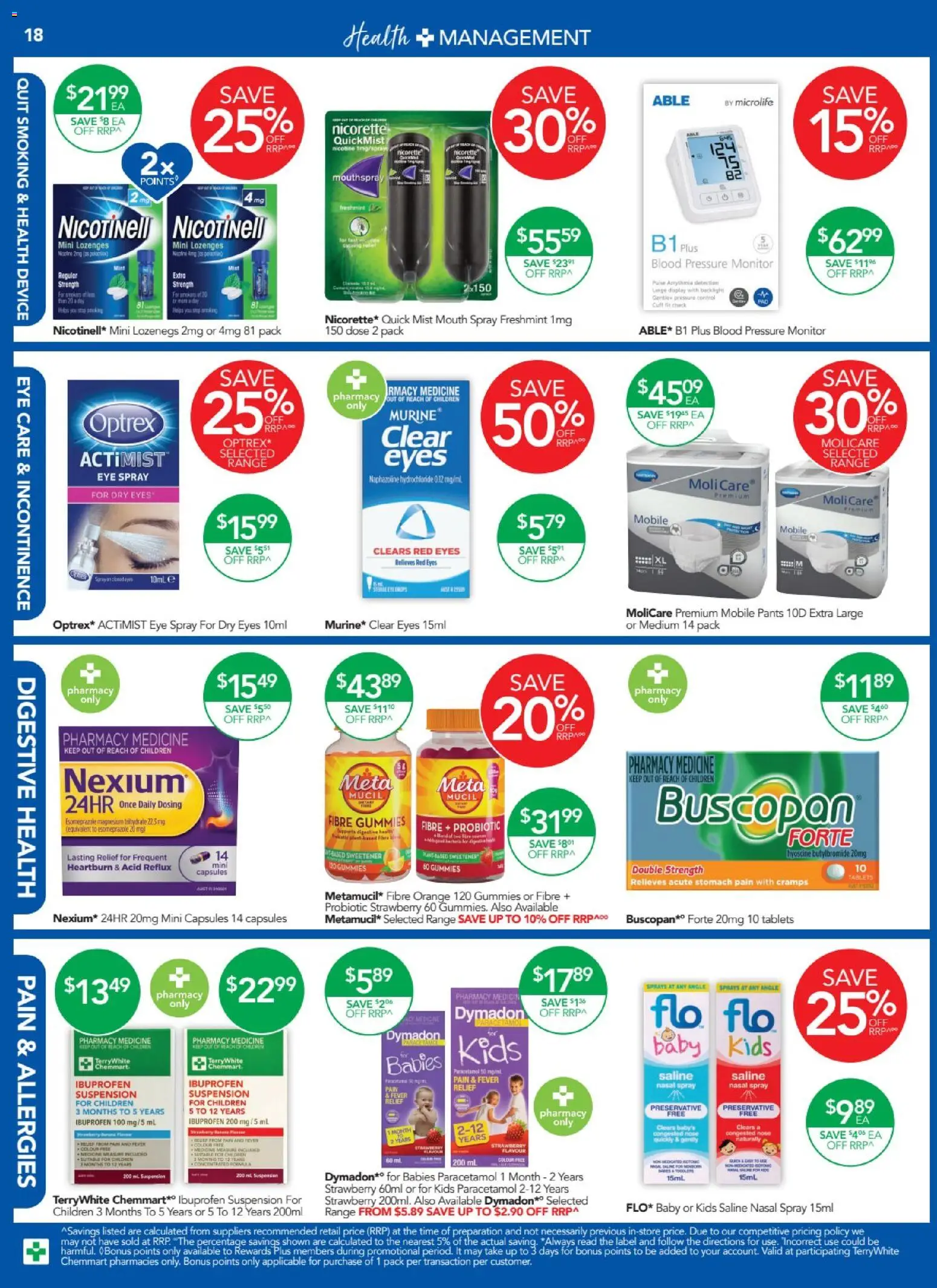 Terry White catalogue - valid from 23.10.2025 | Page: 18 | Products: Pants, Monitor, Nasal spray, Mobile