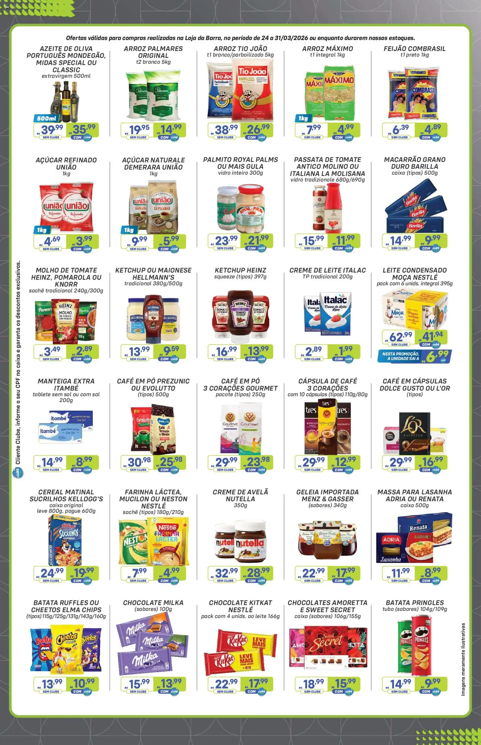 Prezunic Folheto - válido de 03.03.2026 | Página: 4 | Produtos: Palmito, Ketchup, Sucrilhos, Cheetos