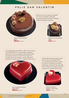 Vista previa de El Corte Inglés catálogo San Valentín, nuevo folleto de la tienda, válido en México a partir del 29.01.2026 | Página: 2 | Productos: Chocolate, Cerezas, Mousse, Espejo