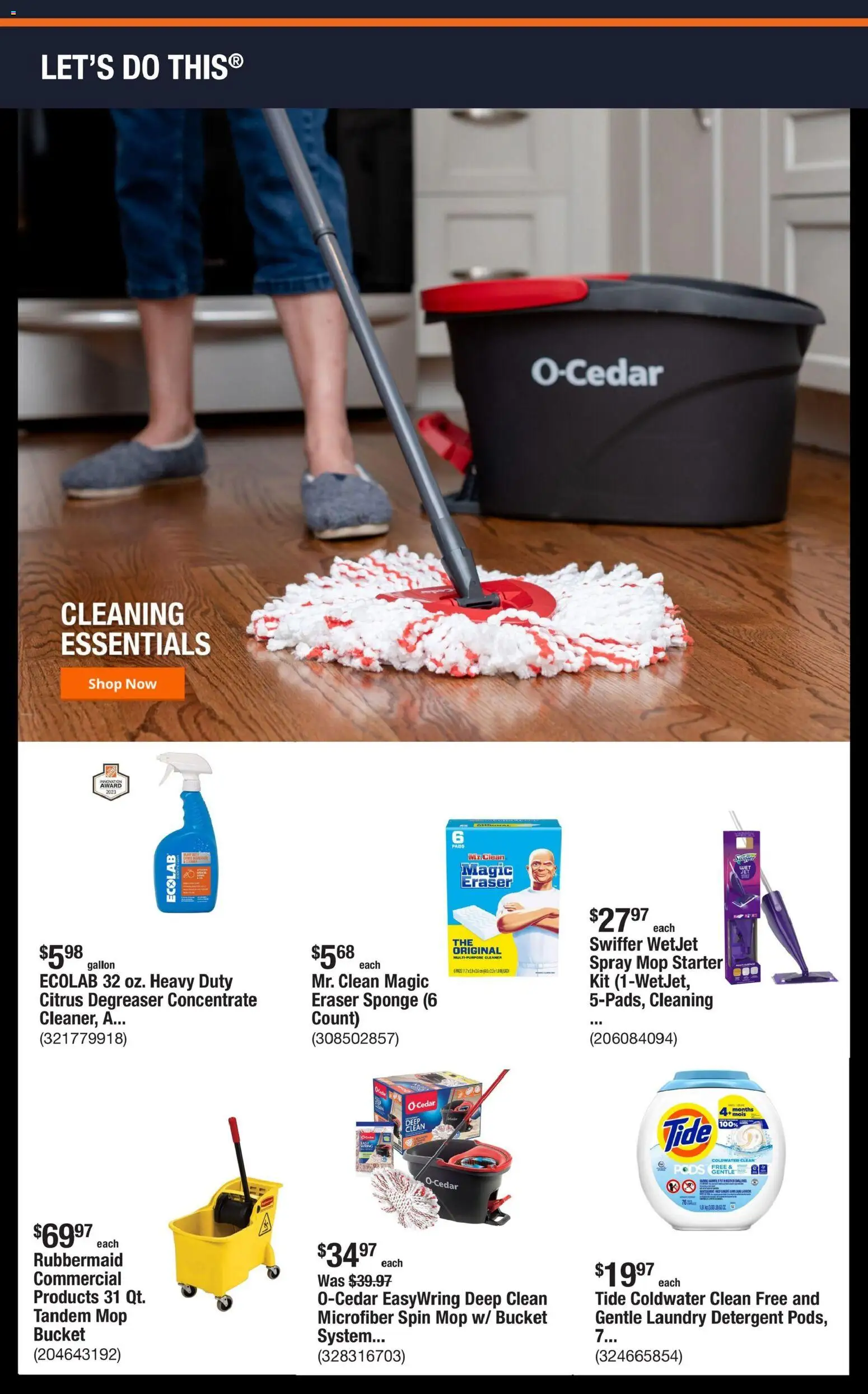 Home Depot Shop Pro Ad - NY - valid from 22.12.2025 | Page: 3 | Products: Eraser, Detergent, Sponge, Starter
