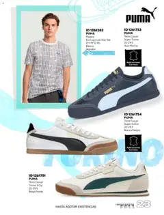 Vista previa de Price Shoes - Catálogo Fall Importados, nuevo folleto de la tienda, válido en México a partir del 18.08.2025 | Página: 23 | Productos: Tenis, Algodón, Playera