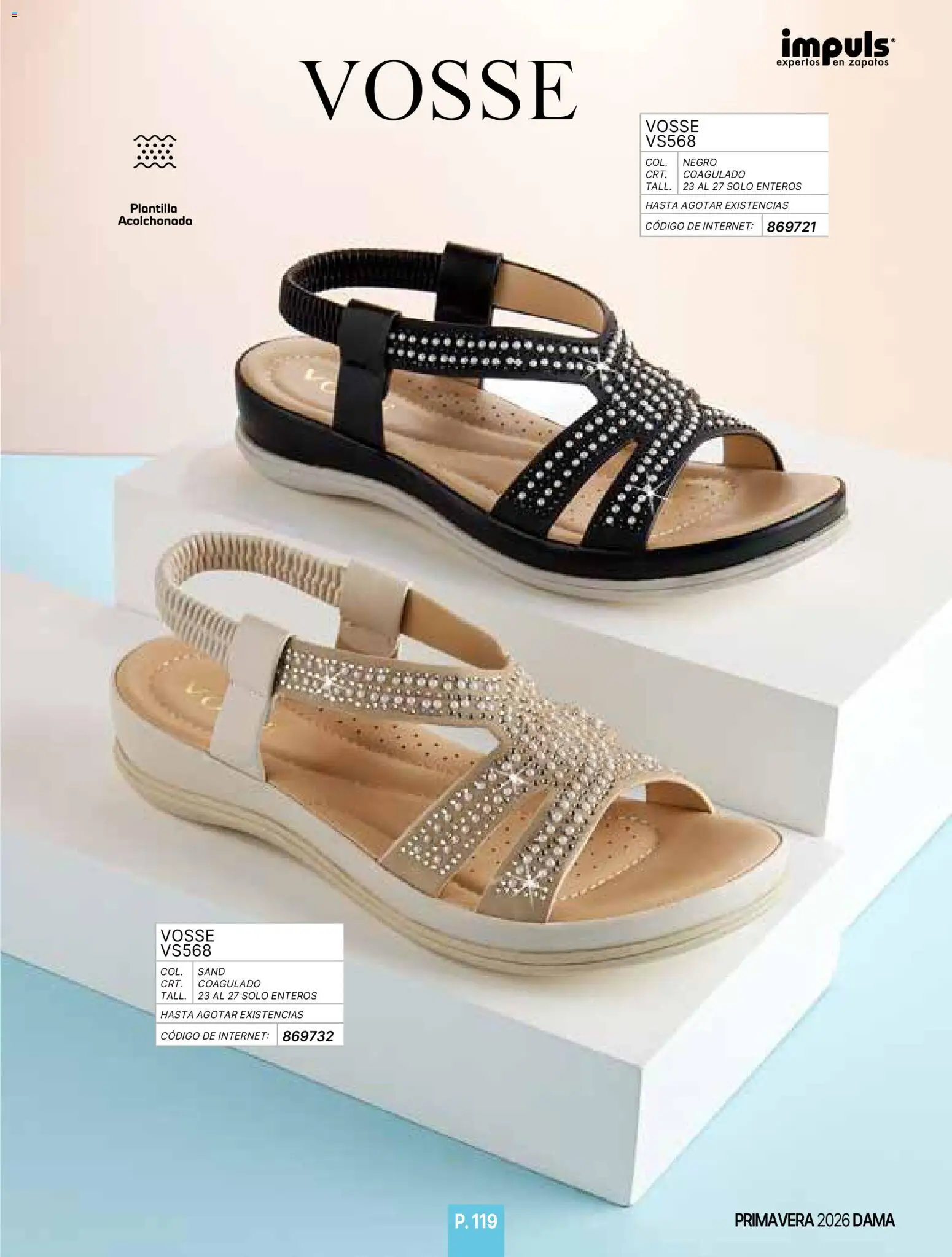 Nuevas ofertas de Impuls válidas en toda la República Mexicana desde el 01.01.2026. ¡Encuentra las mejores ofertas en Impuls catálogo Primavera! | Página: 121 | Productos: Zapatos