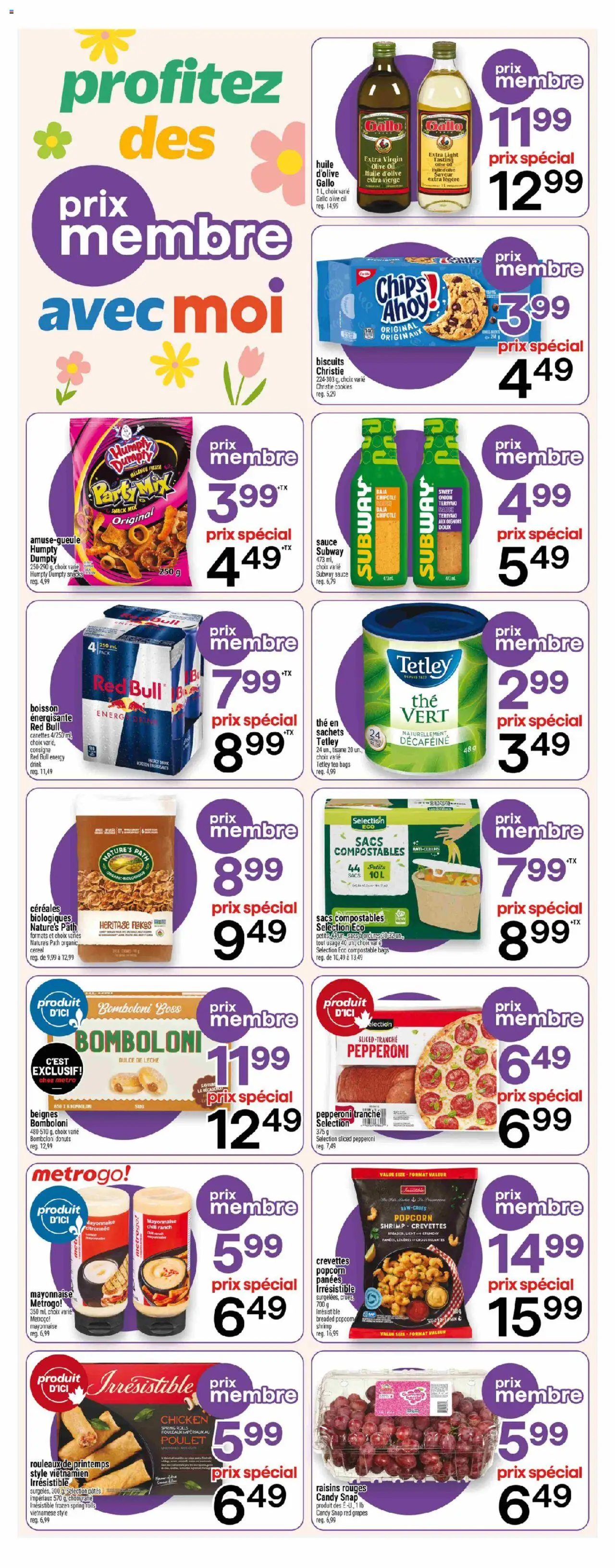 Metro flyer valid from 07.08.2025 | Page: 16 | Products: Tea, Cookies, Oil, Chicken