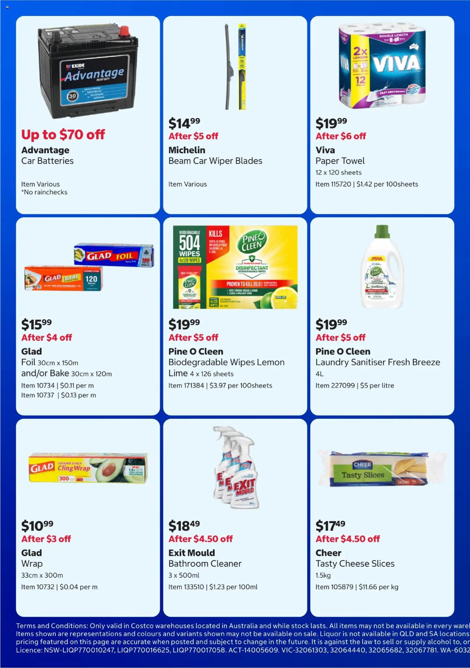 Costco catalogue - valid from 16.03.2026 | Page: 6 | Products: Cheese, Lemon, Batteries, Bathroom