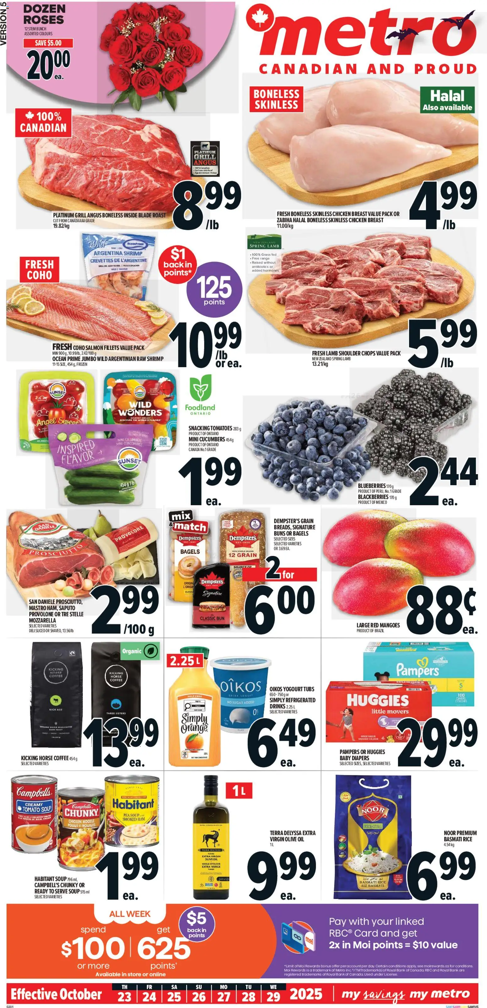 Metro flyer valid from 23.10.2025 | Page: 2 | Products: Rice, Grill, Coffee, Chicken