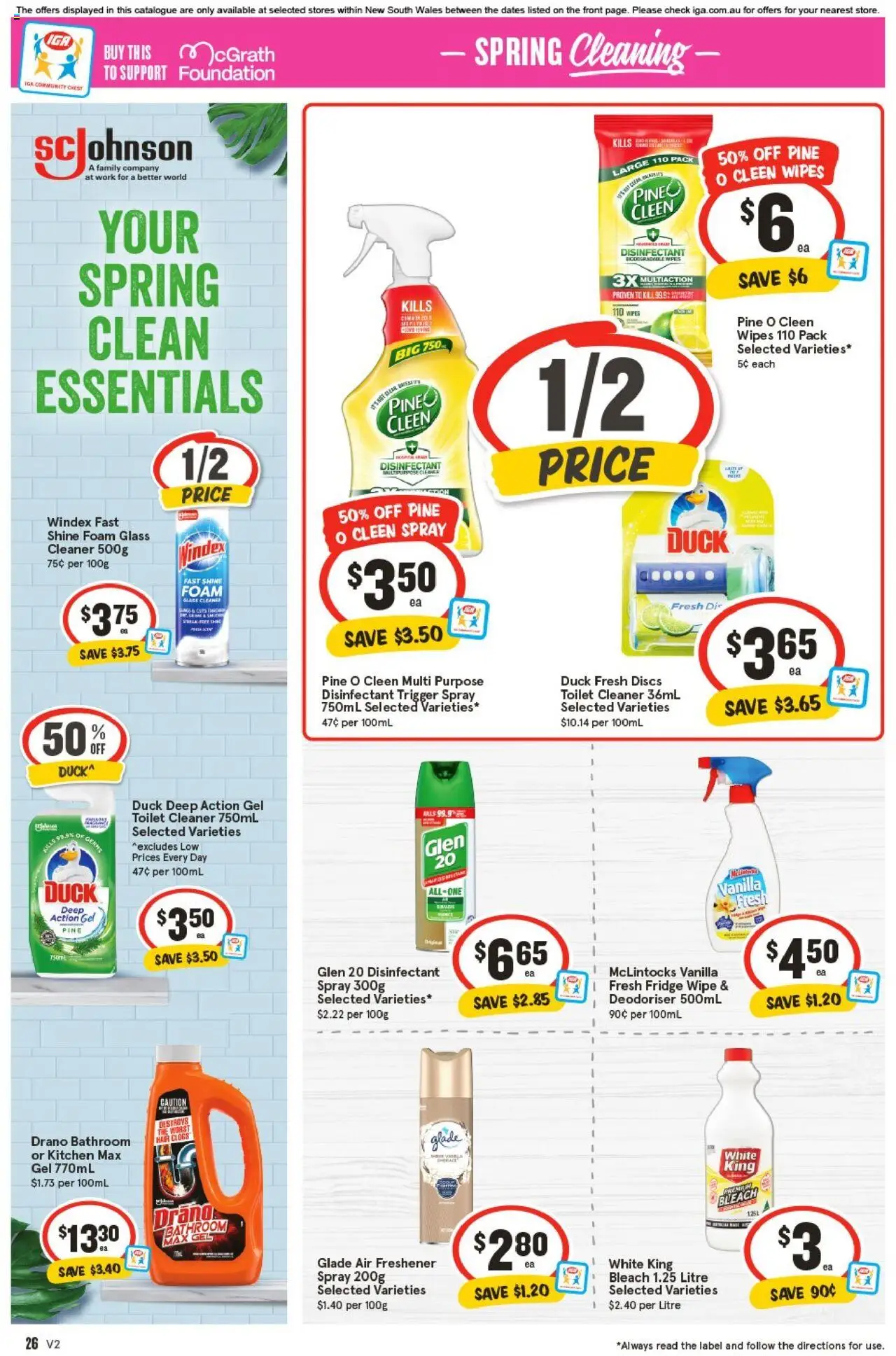 IGA catalogue - valid from 10.09.2025 | Page: 27 | Products: Toilet, Cleaner, Duck, Air freshener
