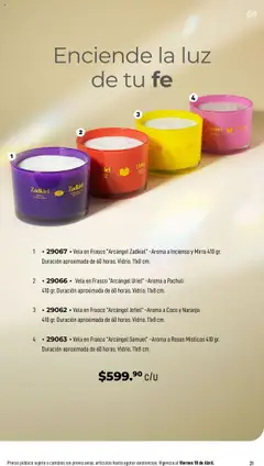 Vista previa de Home Interiors catálogo Magia de las Velas , nuevo folleto de la tienda, válido en México a partir del 31.03.2025 | Página: 21 | Productos: Frasco, Vela