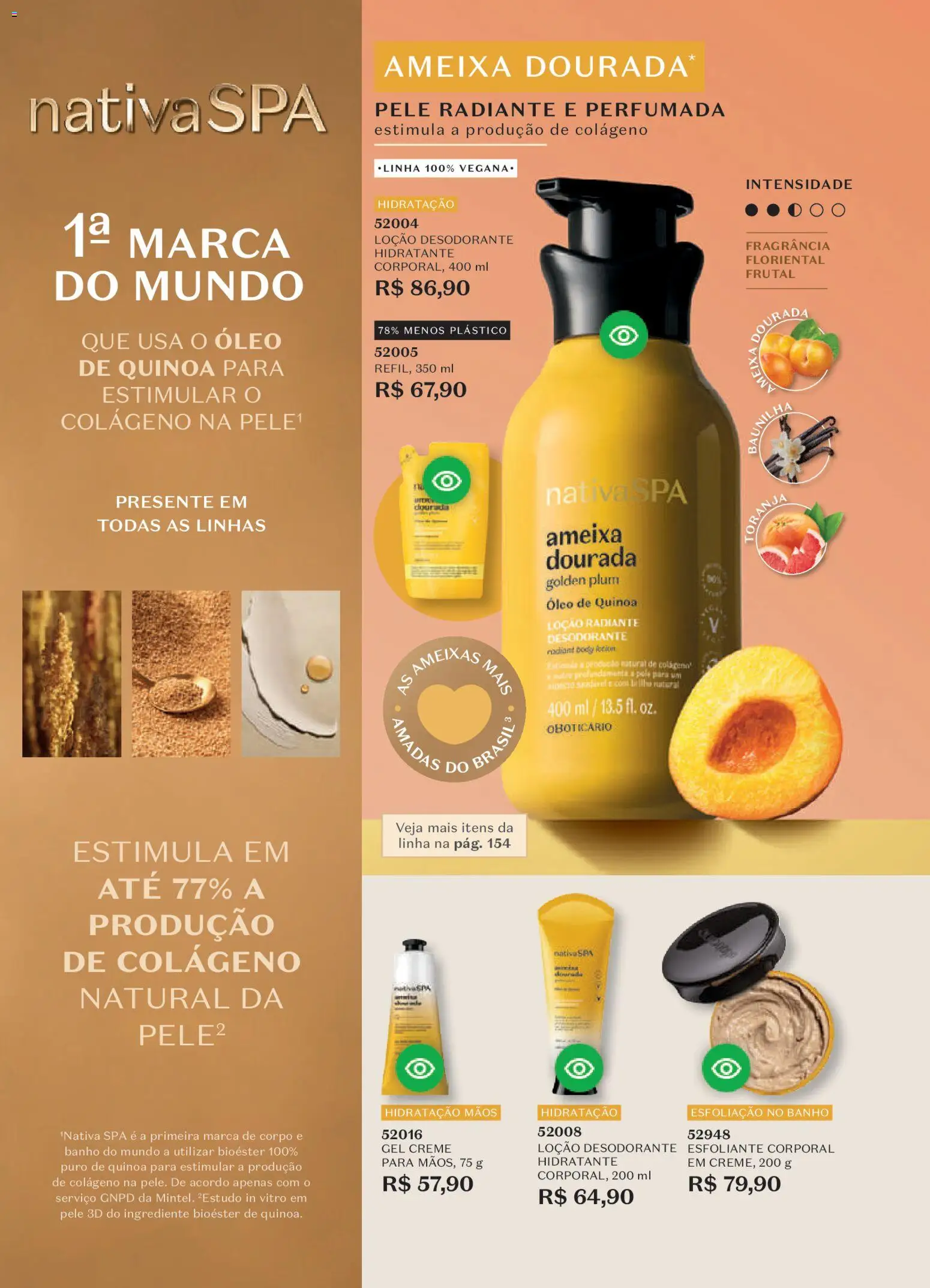 O Boticário Folheto - válido de 03.11.2025 | Página: 155 | Produtos: Quinoa, Pó, Óleo, Creme