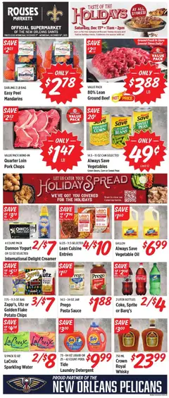 Preview of Rouses weekly ads valid from 03.12.2025