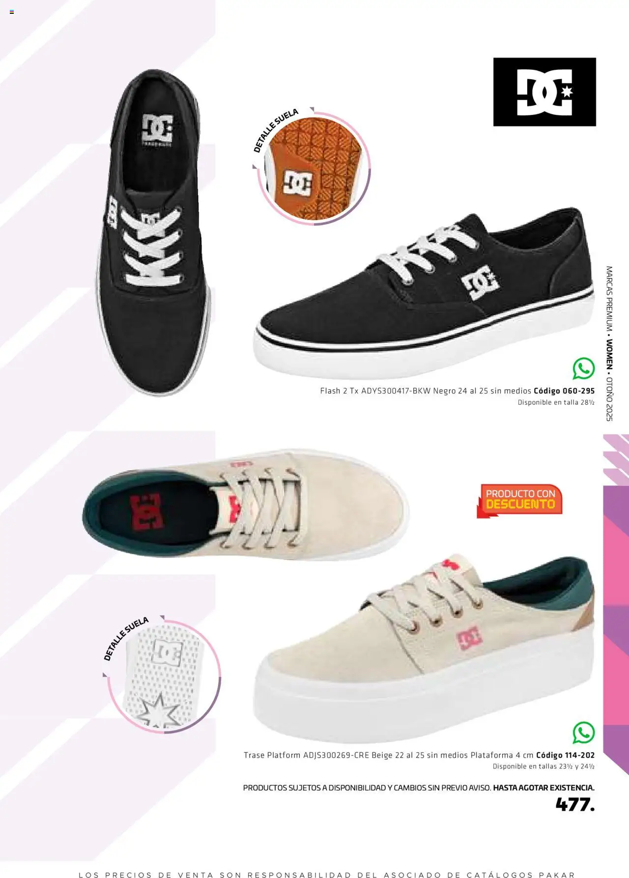 Nuevas ofertas de SC Pakar válidas en toda la República Mexicana desde el 29.08.2025. ¡Encuentra las mejores ofertas en SC Pakar - Catálogo Otoño Women! | Página: 477